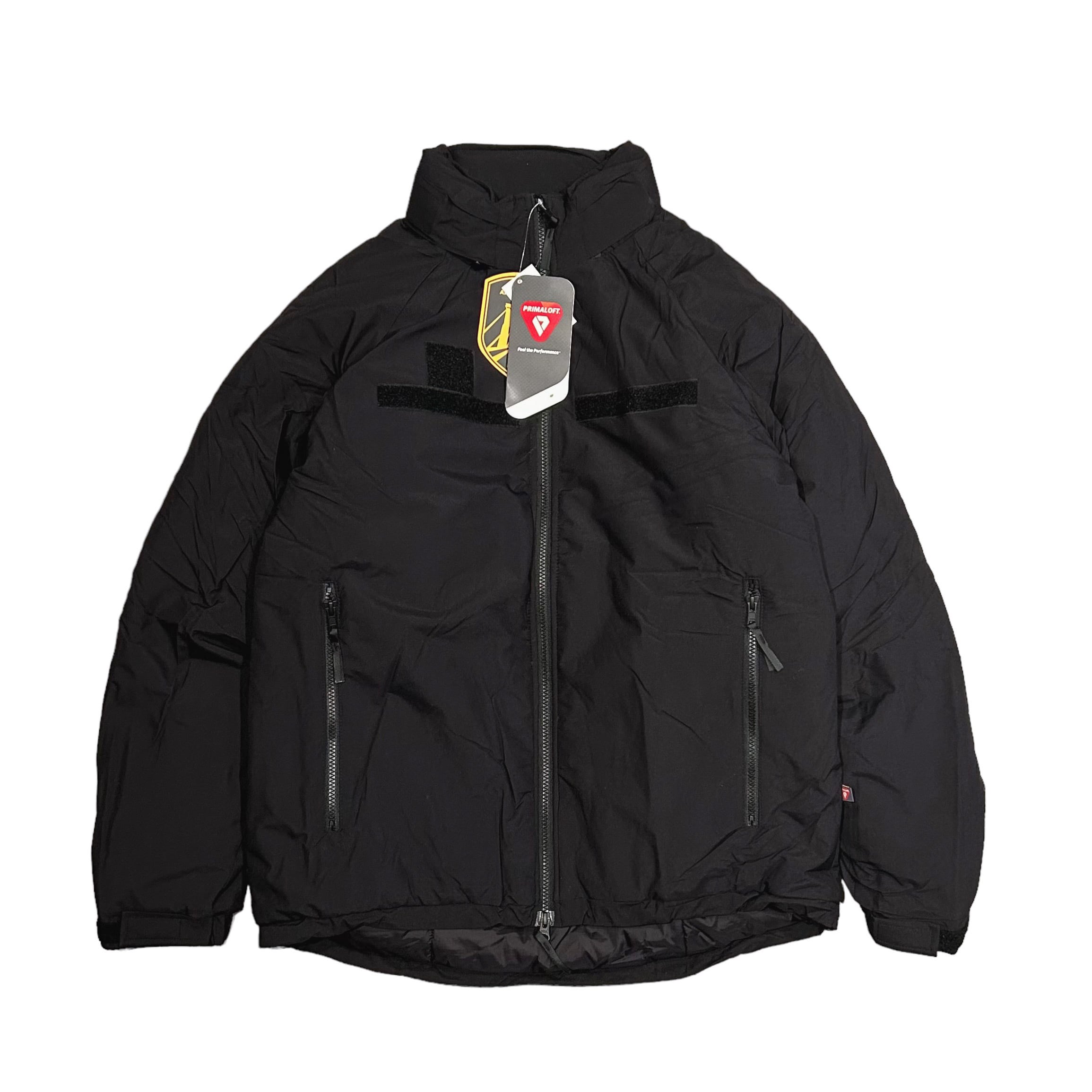 BAF社 ECWCS GEN3 LEVEL7 TYPE PRIMALOFT JACKET ベルクロ付き BLACK