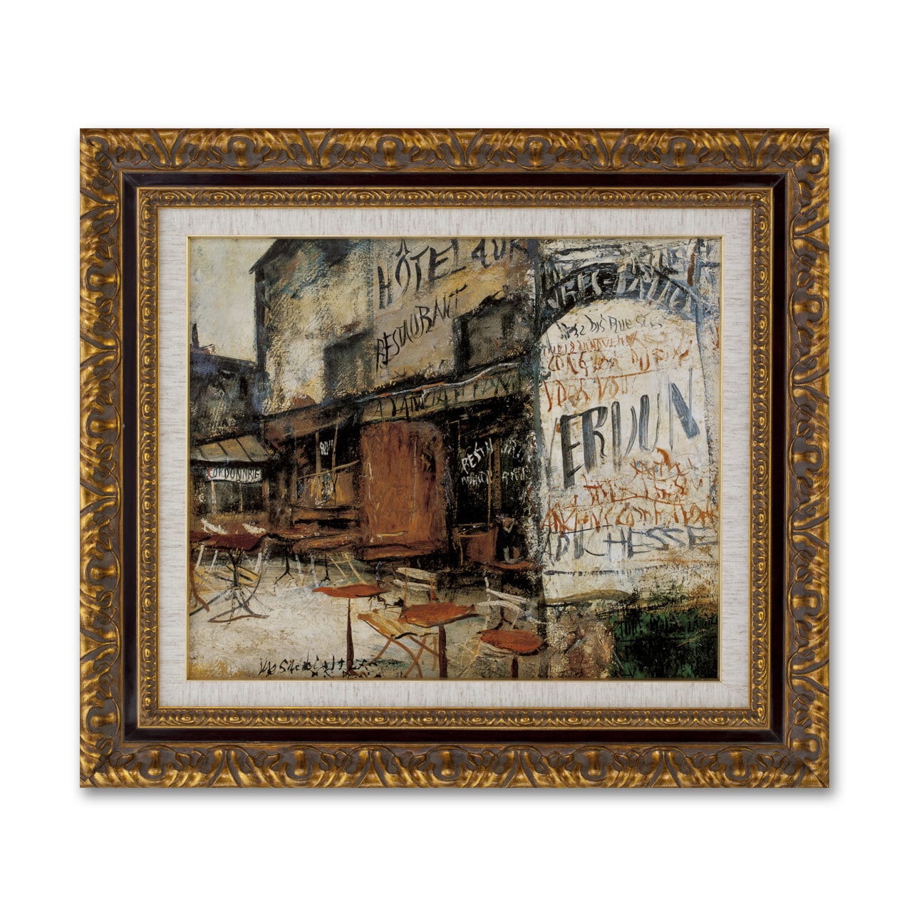 複製画S 佐伯祐三≪広告“ヴェルダン”≫ | 大原美術館ミュージアムショップ