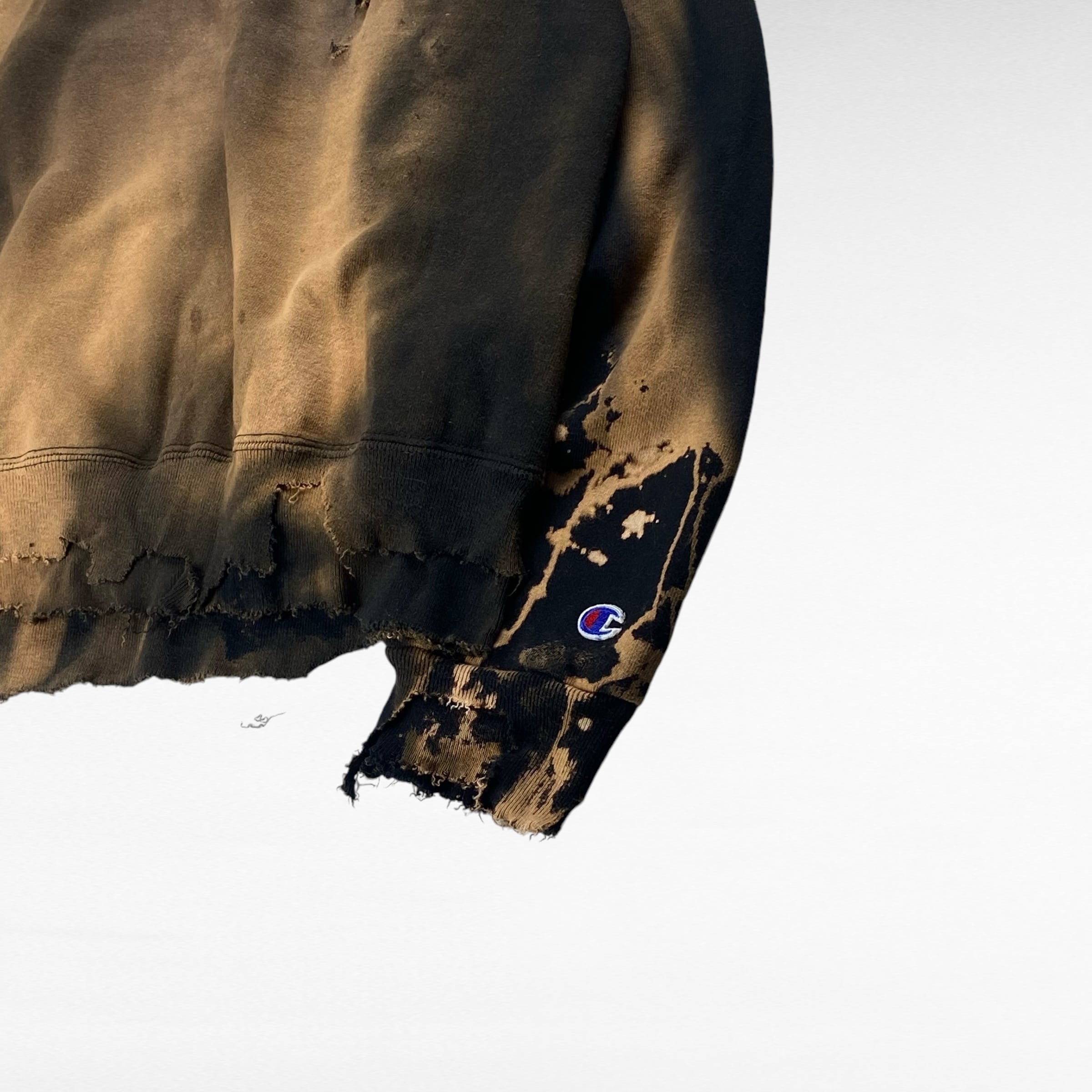 REMAKE】【90's】 チャンピオン ブリーチ×ボロ リメイクスウェット