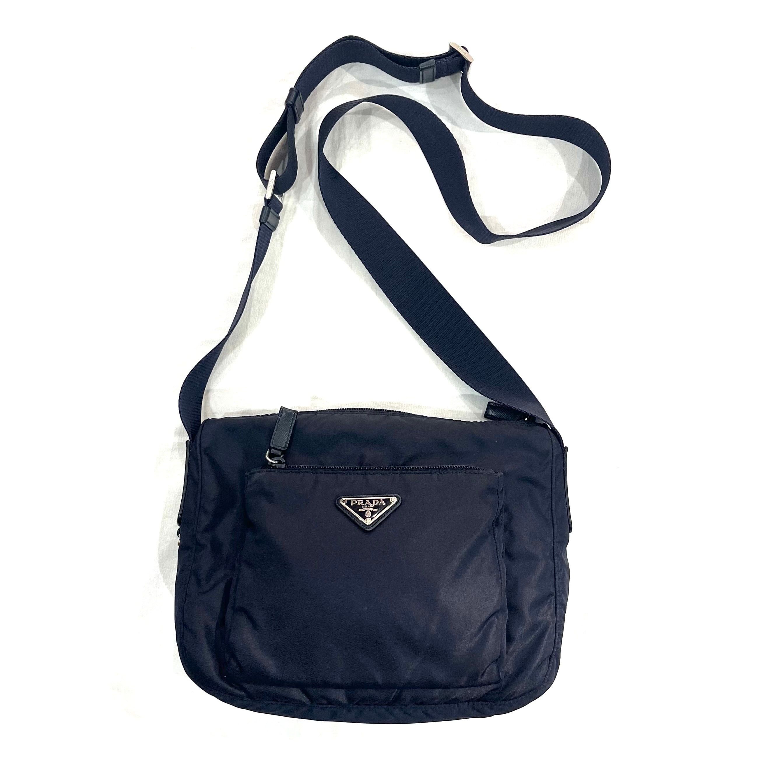 PRADA】1898 PRADA プラダナイロン ショルダーバッグ／メンズバッグ