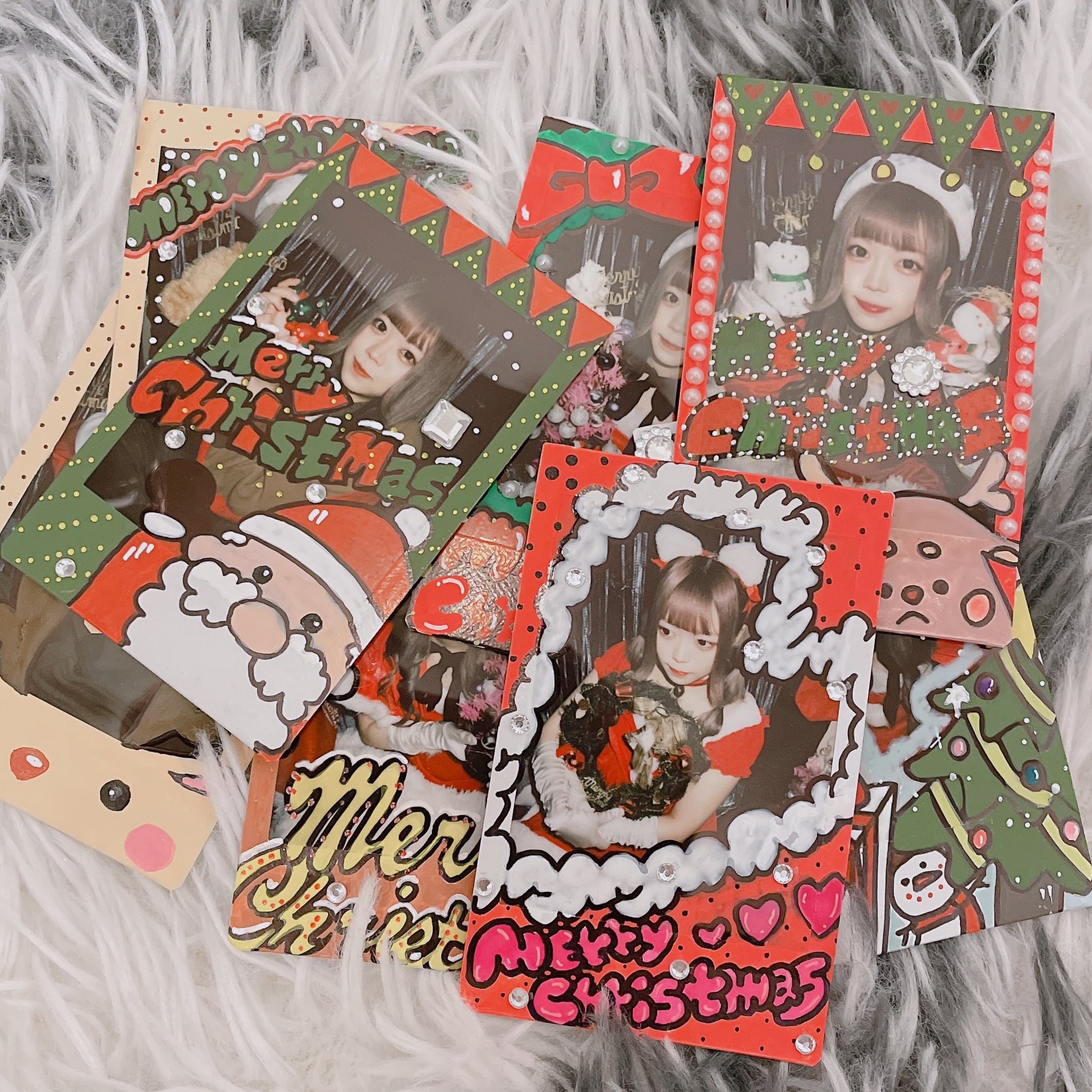 ランダムクリスマスデコチェキ【名前後入れ】 | 藤井屋