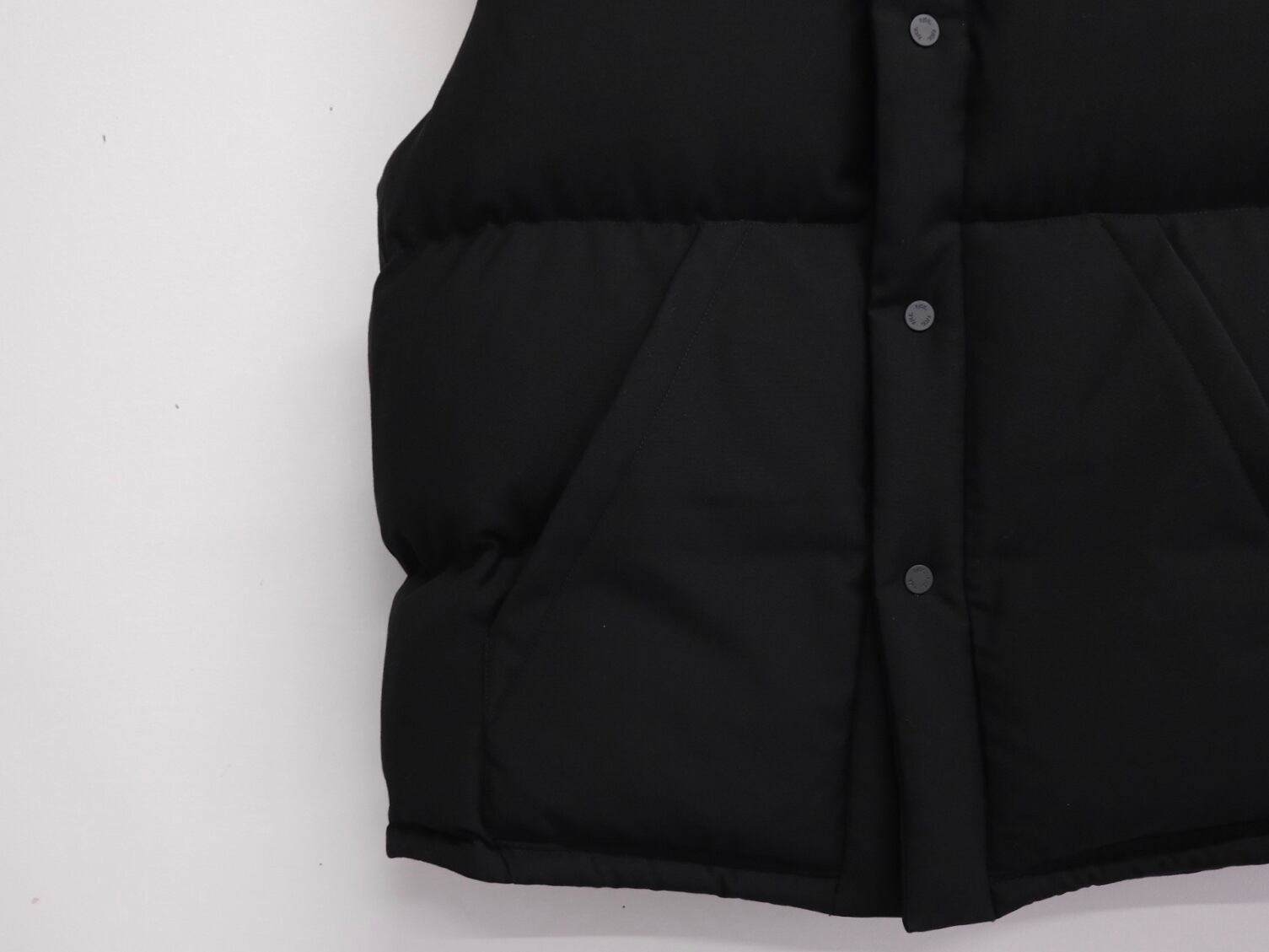 DIGAWEL” STLTH Puffer Vest (F/CE.×DIGAWEL) Ultra Black” | Lapel