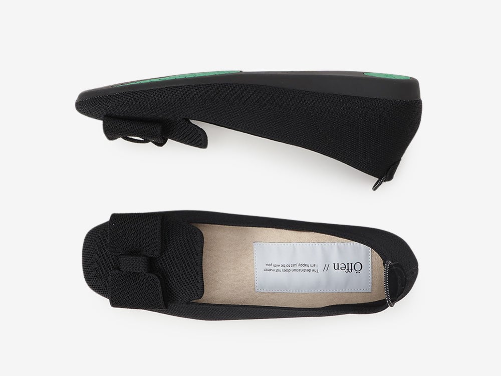 square-RIBBON / BLACK | Offen