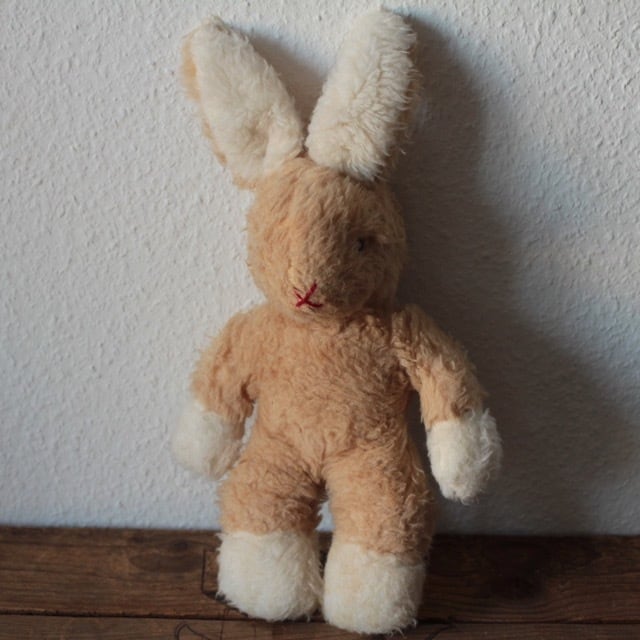 28]ドイツ ヴィンテージ/アンティーク うさぎのぬいぐるみ 34cm | .usagi