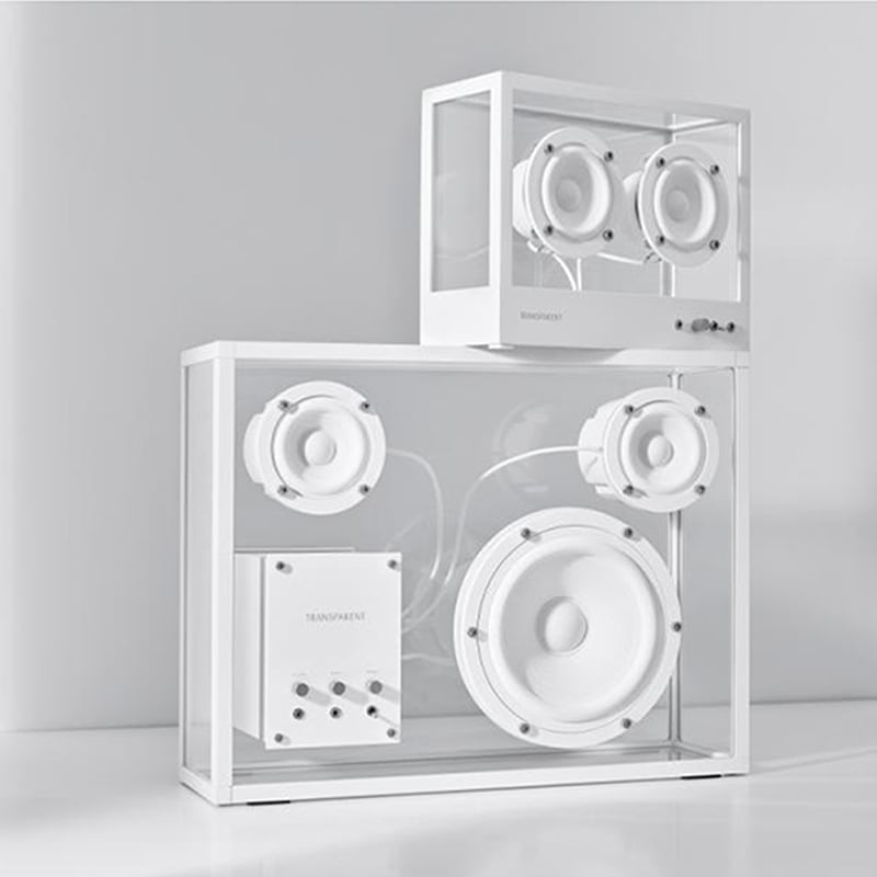 トランスペアレント スピーカー ホワイト［TRANSPARENT］ | REAL Style