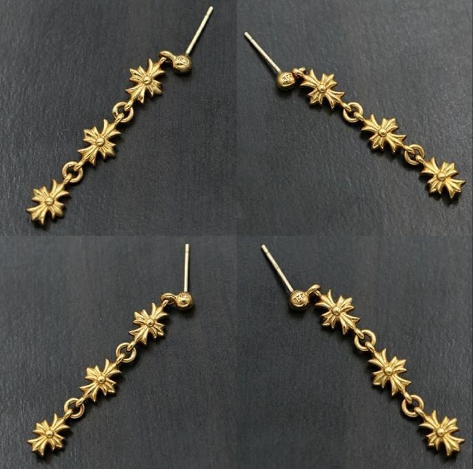 CHROME HEARTS クロムハーツ 22K 2個セット タイニーE CHプラス 3