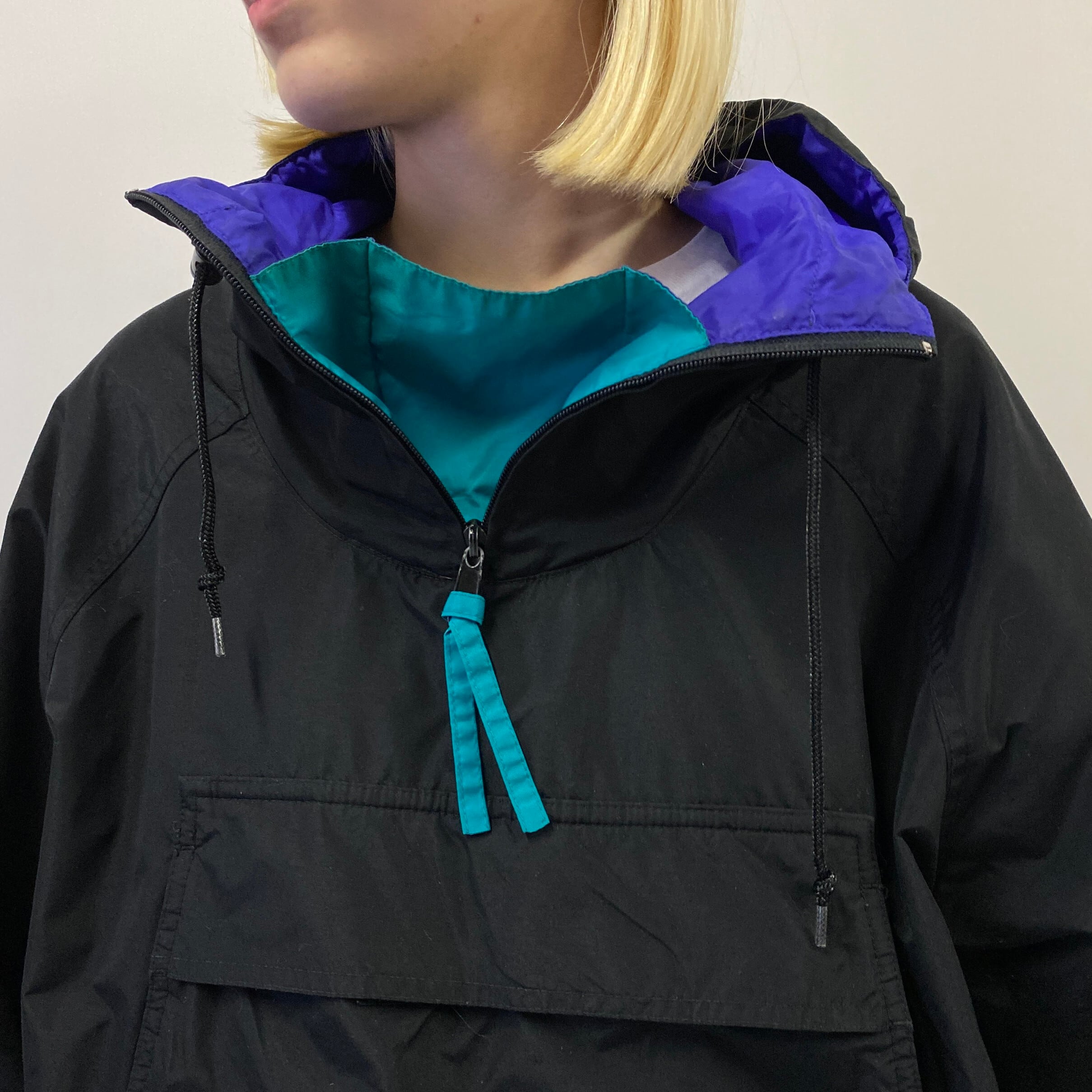 90年代 ビンテージ Columbia コロンビア ナイロン プルオーバー