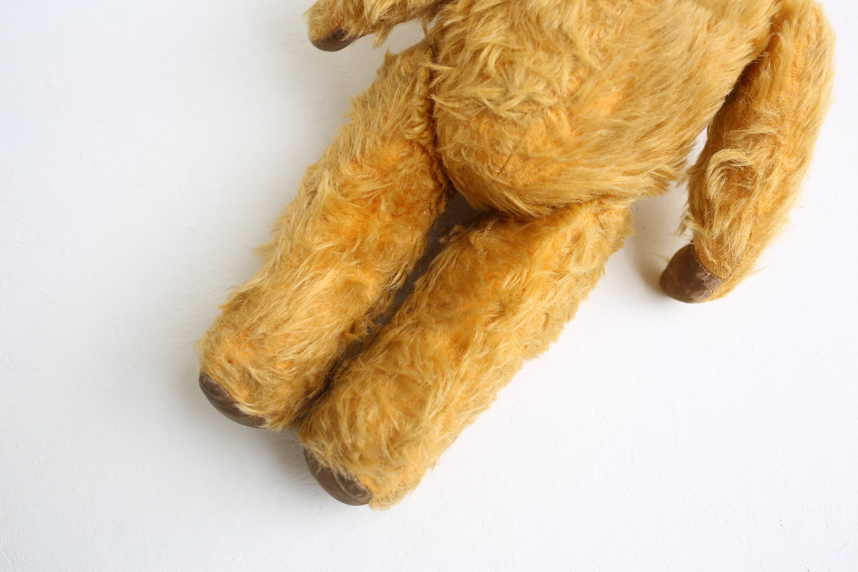 イギリス アンティーク ヴィンテージ テディベア ゴールドモヘアの兄弟