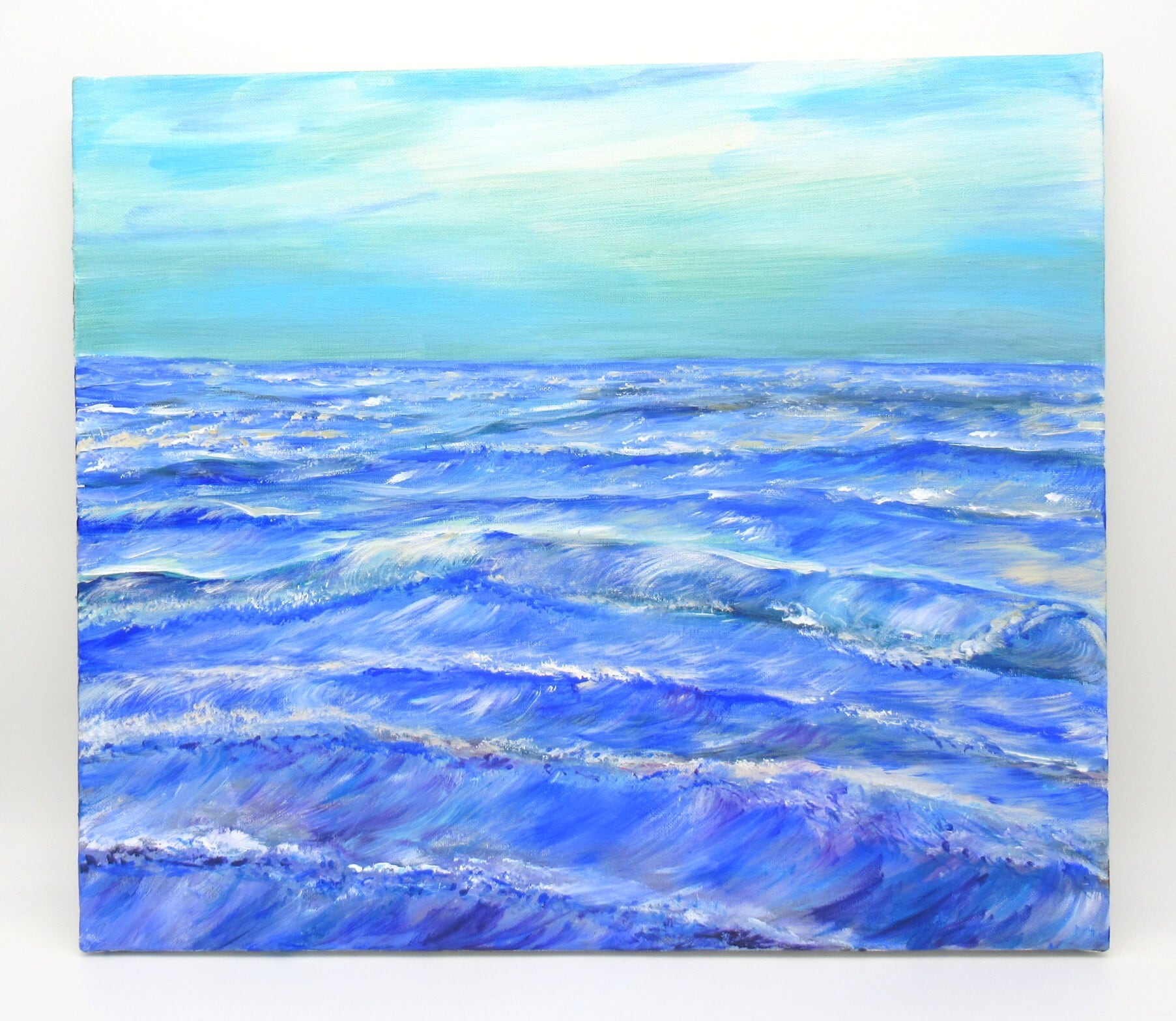 海 絵画（02）sea アクリル画 10号 ocean F10 KIYOKAWA AIMI【絵画全品