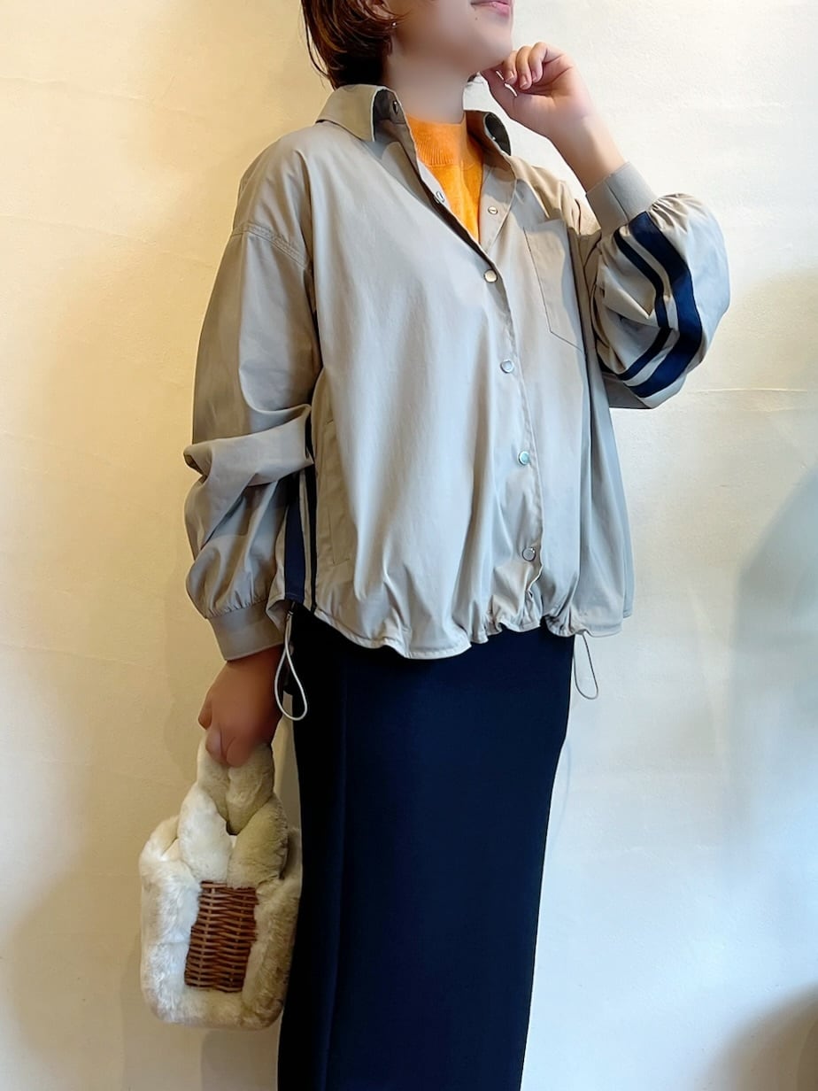 Dignite collier / サイドラインシャツブラウス | anouk