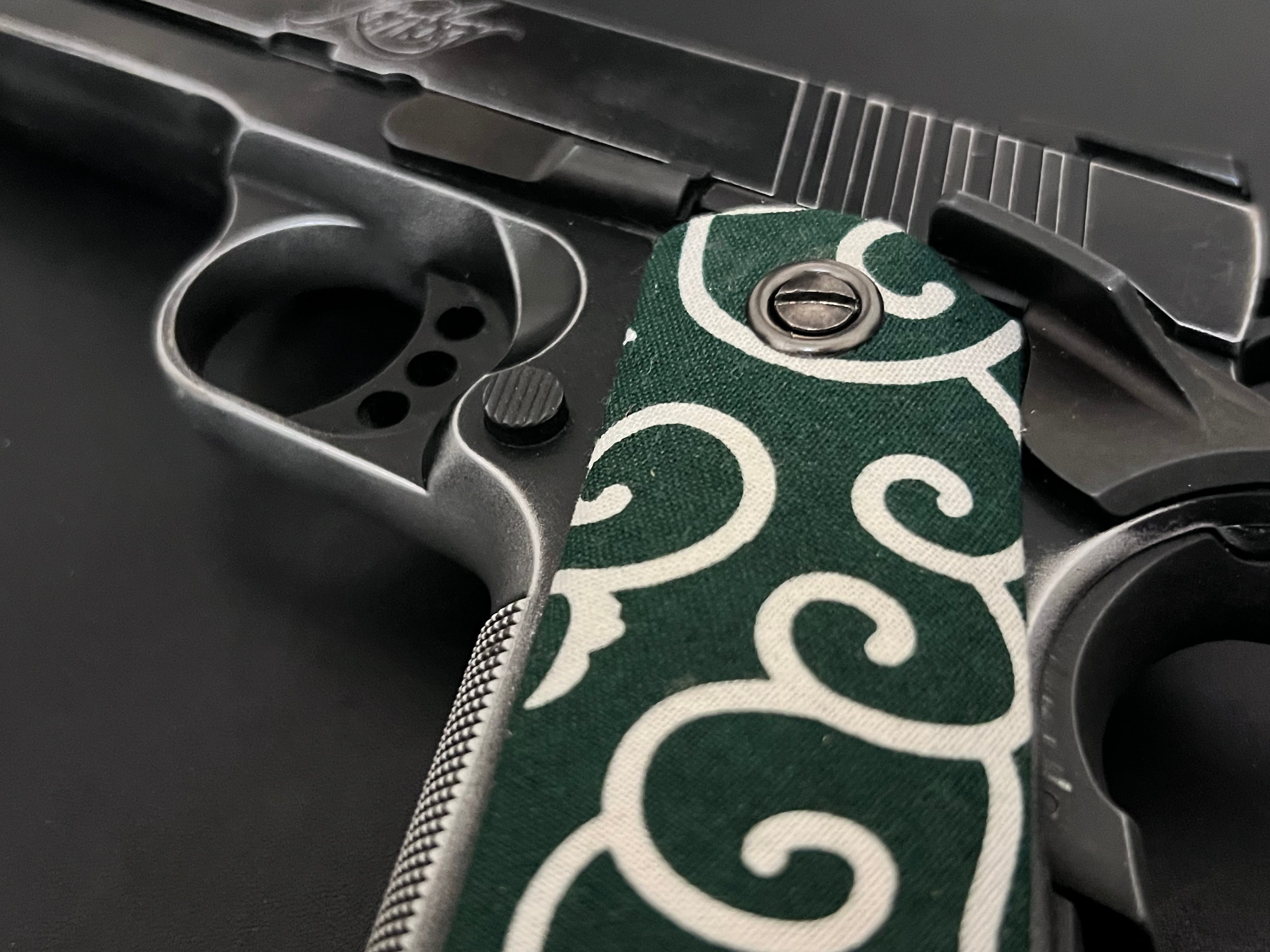 GW-16《唯一無二の削り出し革グリップ》 東京マルイ ガバメント用｜和