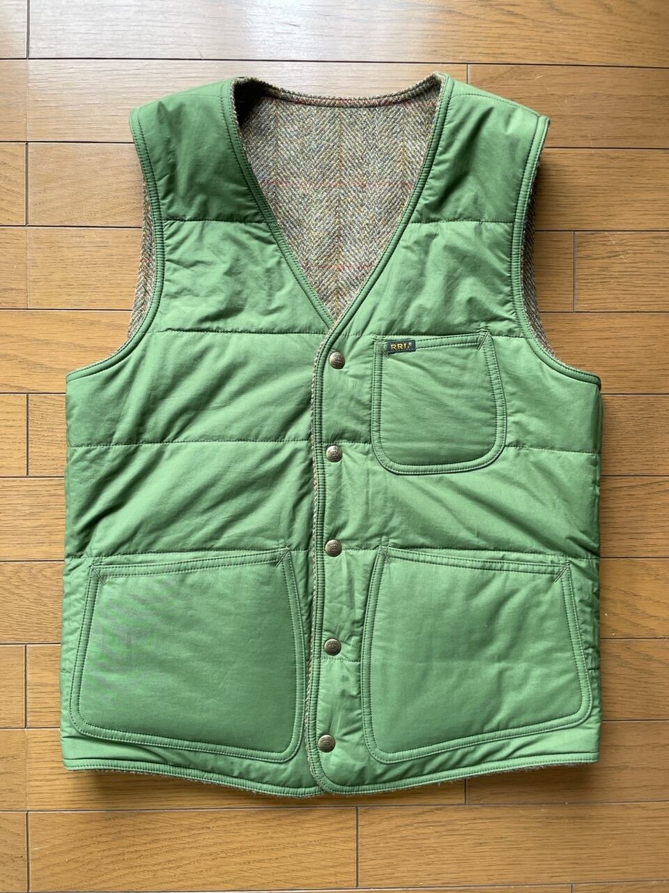 新品 RRL ハリスツイード リバーシブルベスト サイズS | Room Style Store