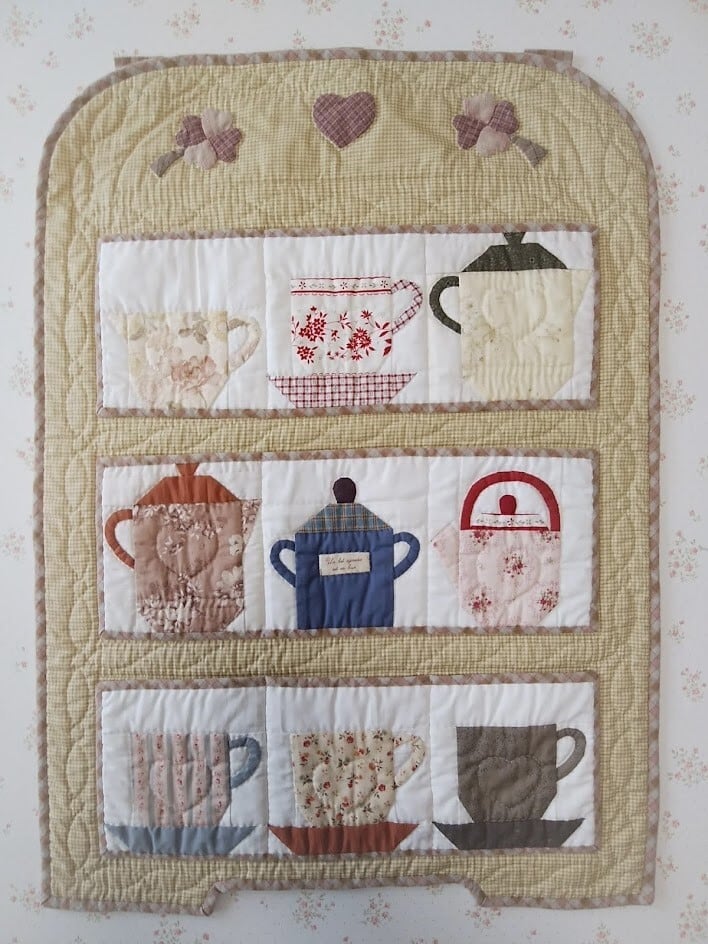 ウォールポケット カップ | 布遊びポプリン パッチワークの部屋