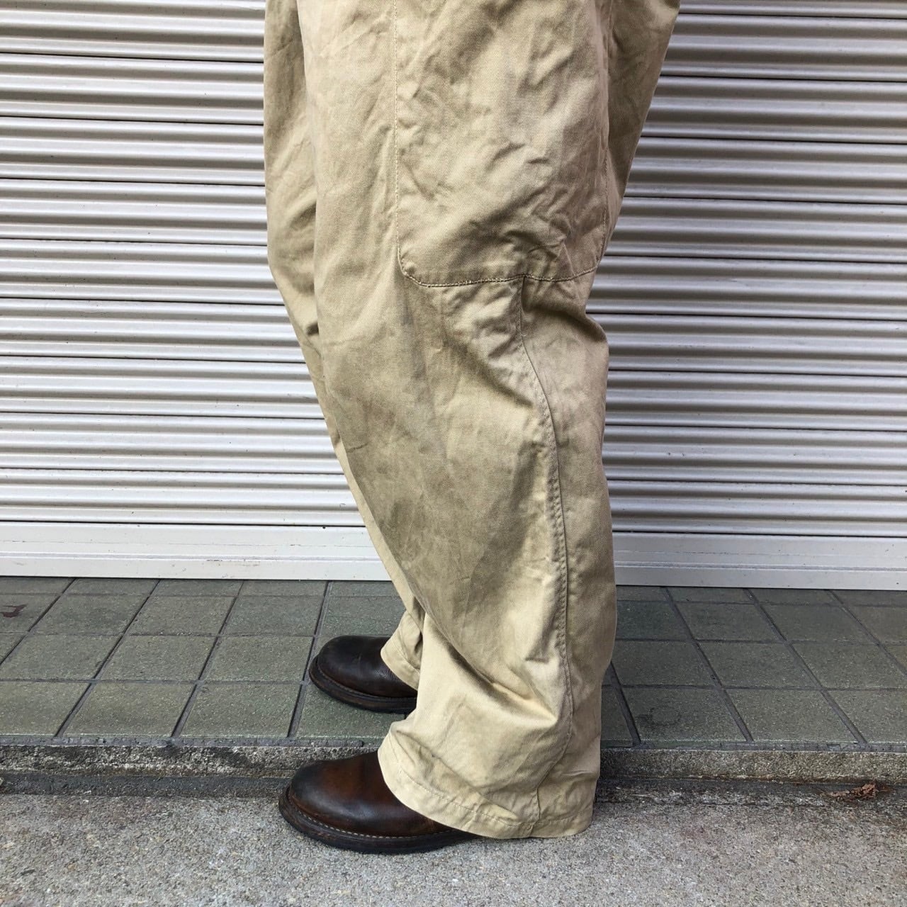 貴重 50s フランス軍 実物 French Army M-52 オールインワン つなぎ