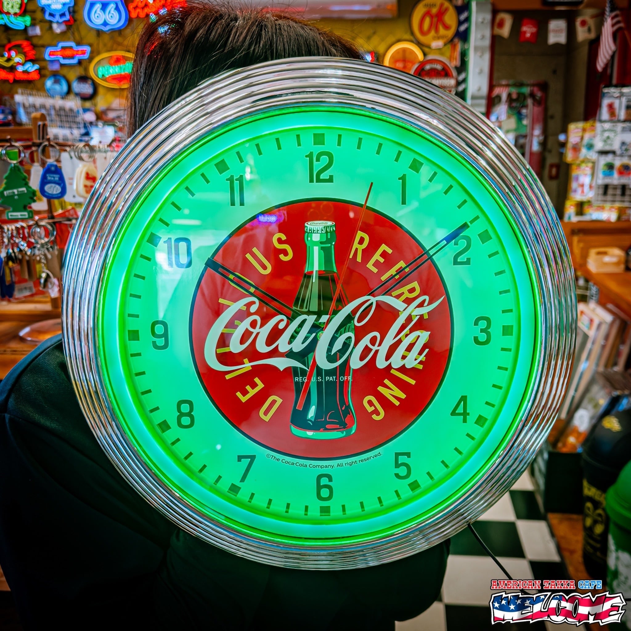 コカコーラ LED ネオ ネオンクロック アメリカン雑貨 | アメリカン