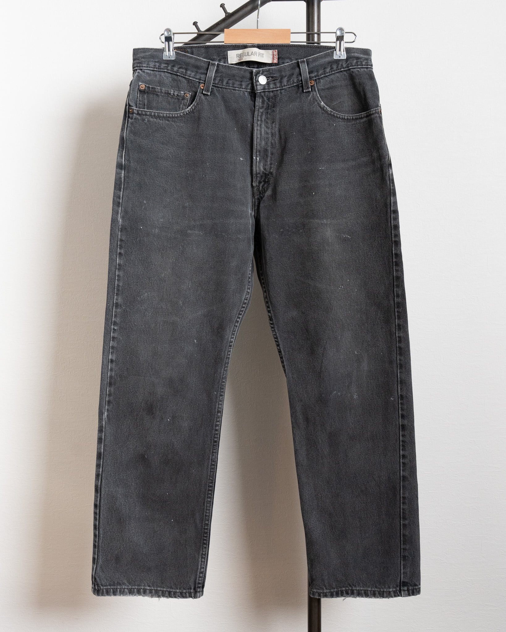 W36 L30】Levi's 505 Black Denim 