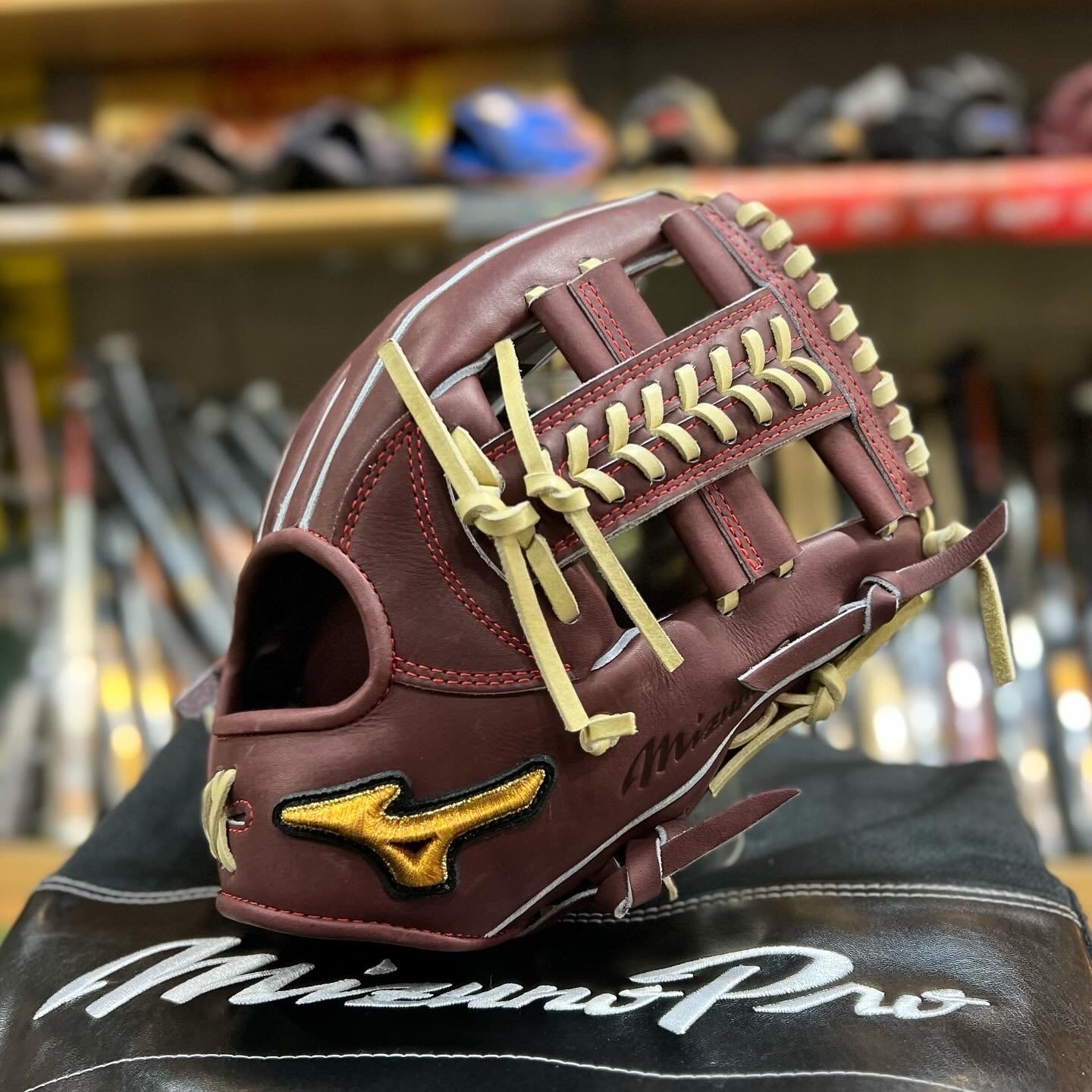 ミズノプロ 一般硬式グラブ 波賀ジャパン 内野手用 | 富士ベースボール