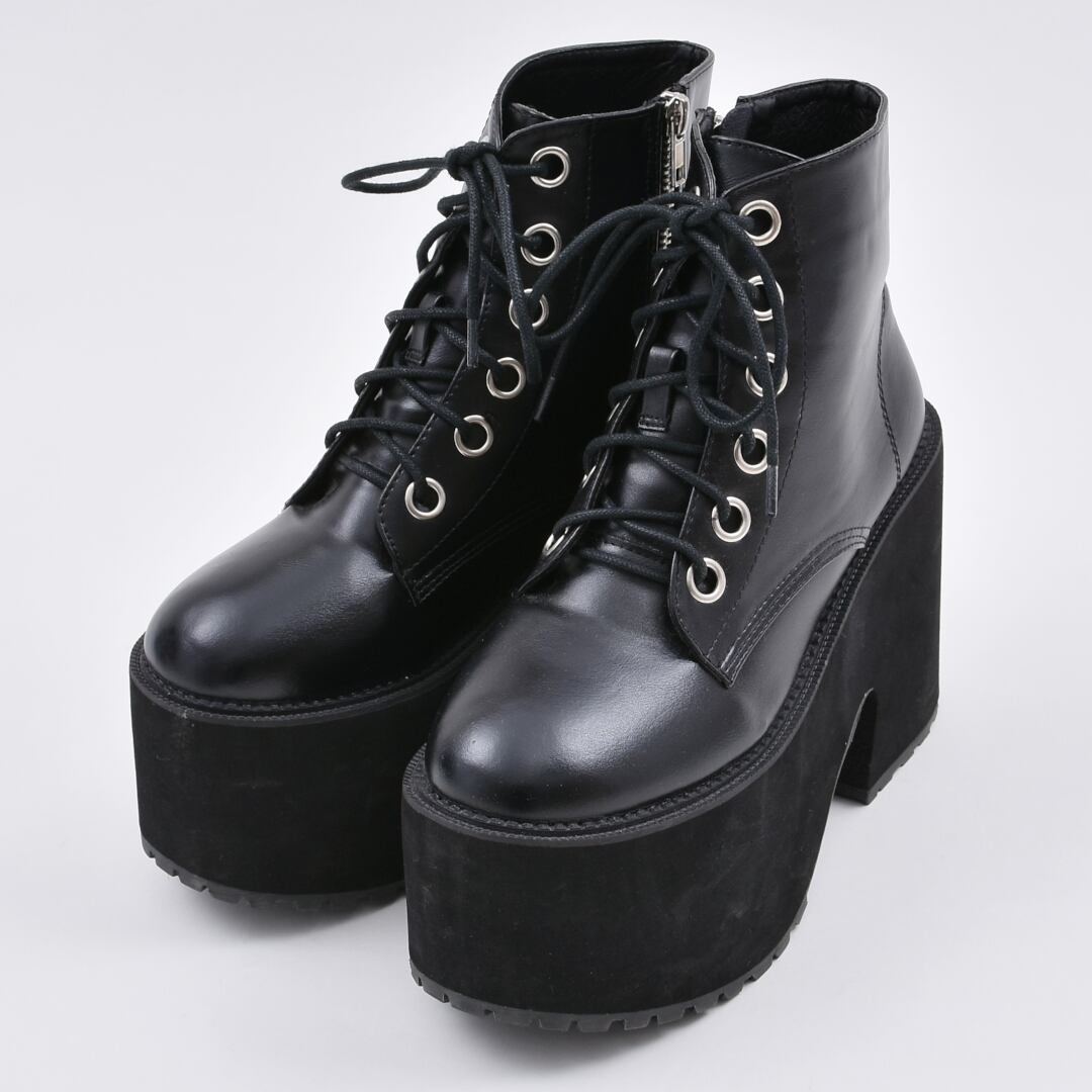 サイドZIP付き厚底ブーツ | VOLCAN&APHRODITE