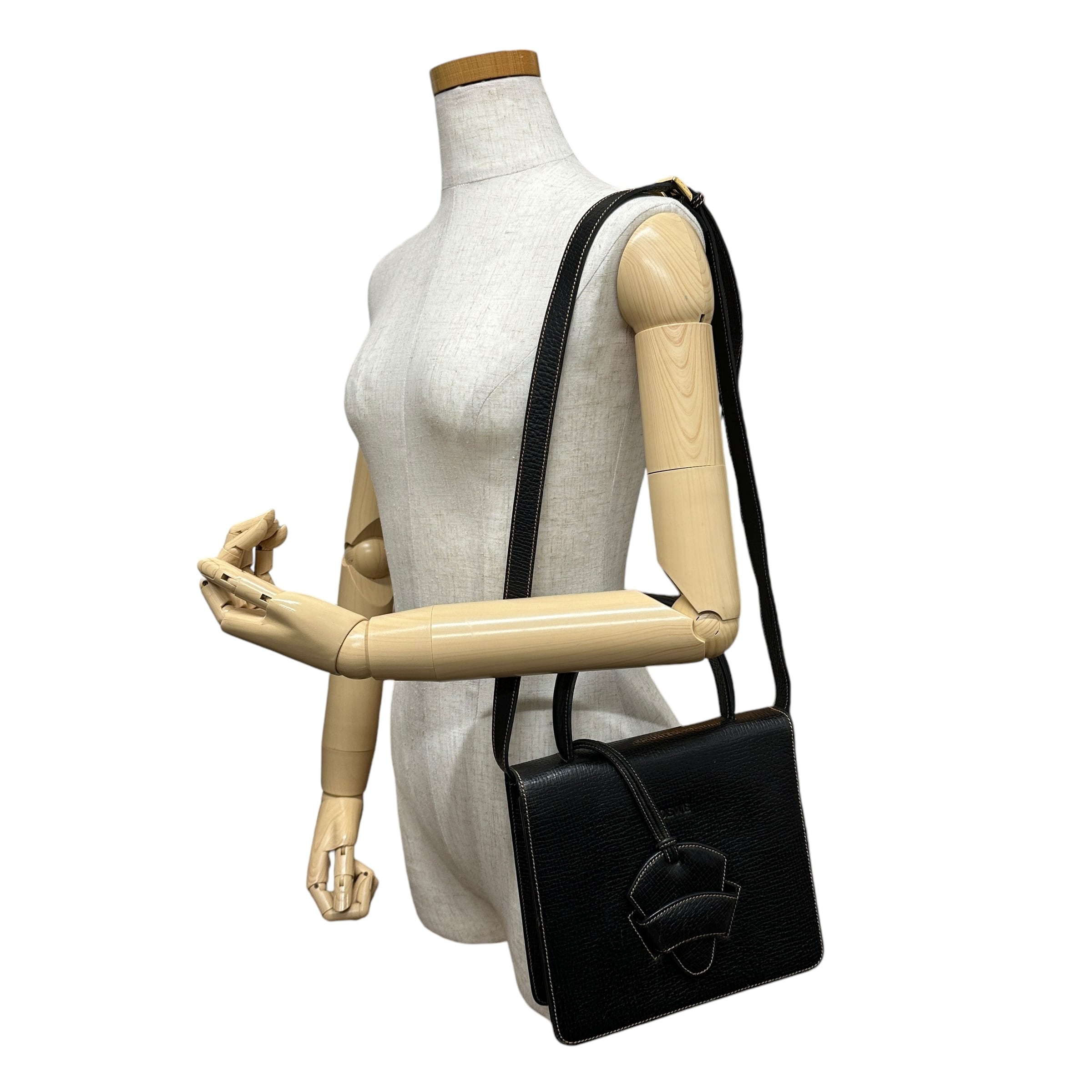 LOEWE ロエベ バルセロナ 2WAYバッグ ブラック 10781-202307 | rean