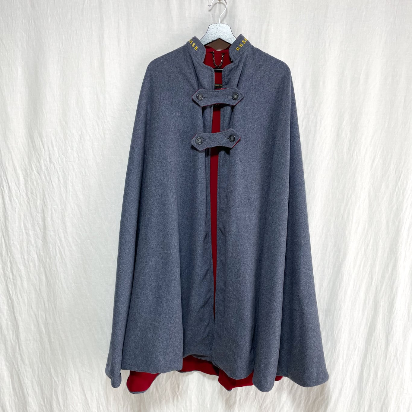 希少 50s 米軍 看護用 ミリタリー ウール ナース ポンチョ ケープ