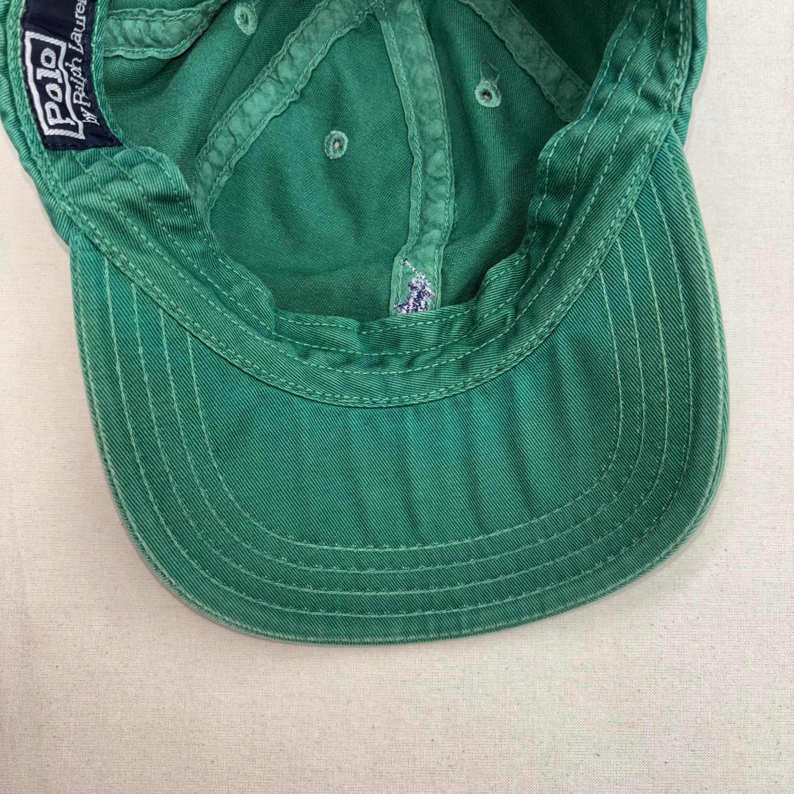 90s Ralph Lauren キャップ③ ラルフローレン USA製 緑 帽子 | no pain
