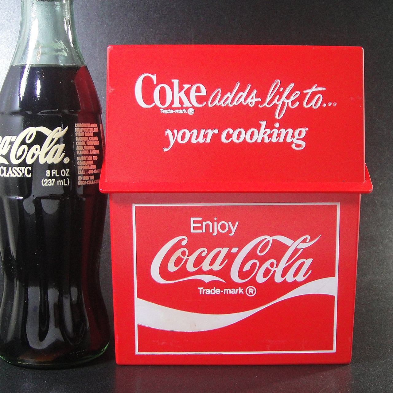 70'sアメリカ製コカ・コーラ クッキング料理レシピボックス1978年代