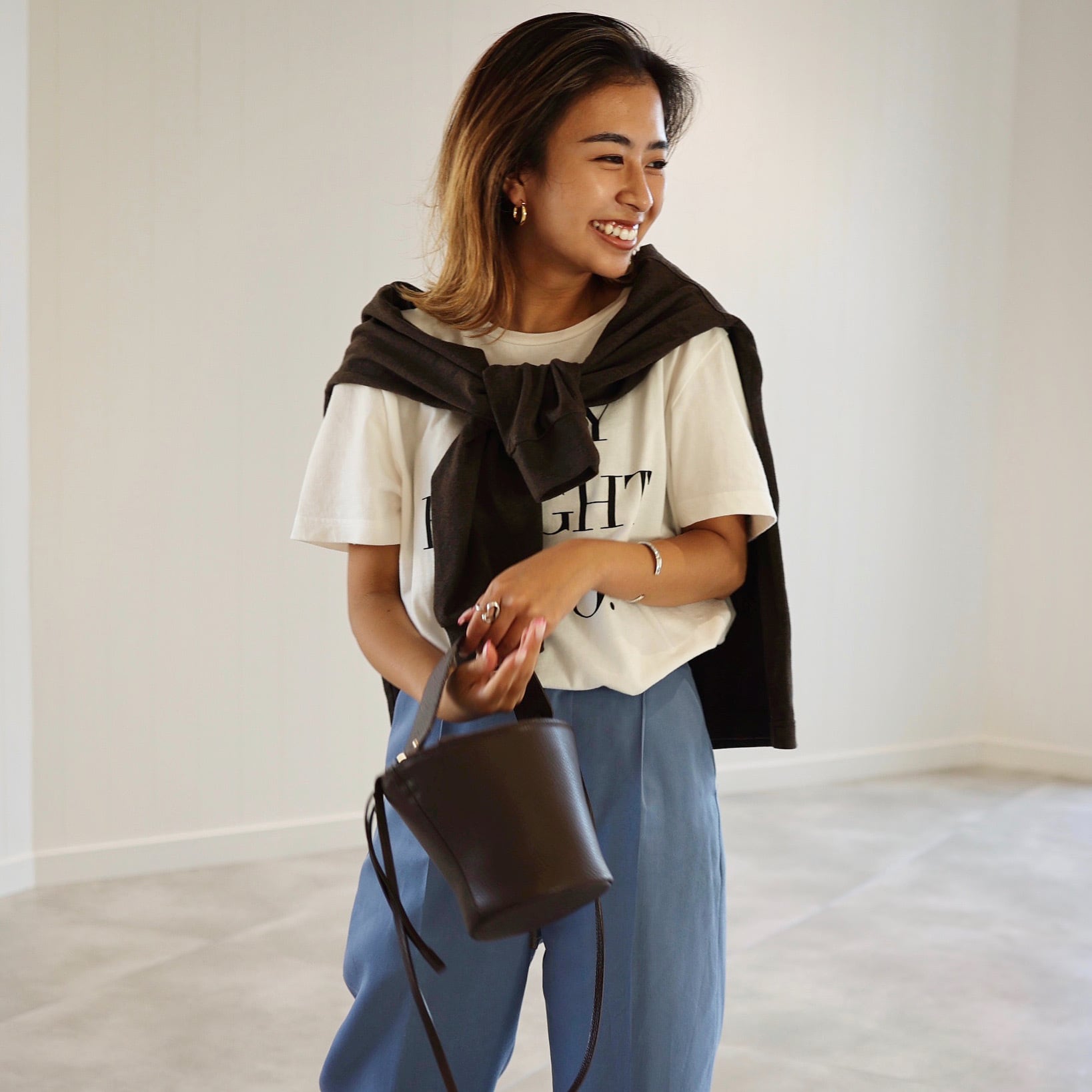 Pottery Bag/CHOCOLATE | ayako