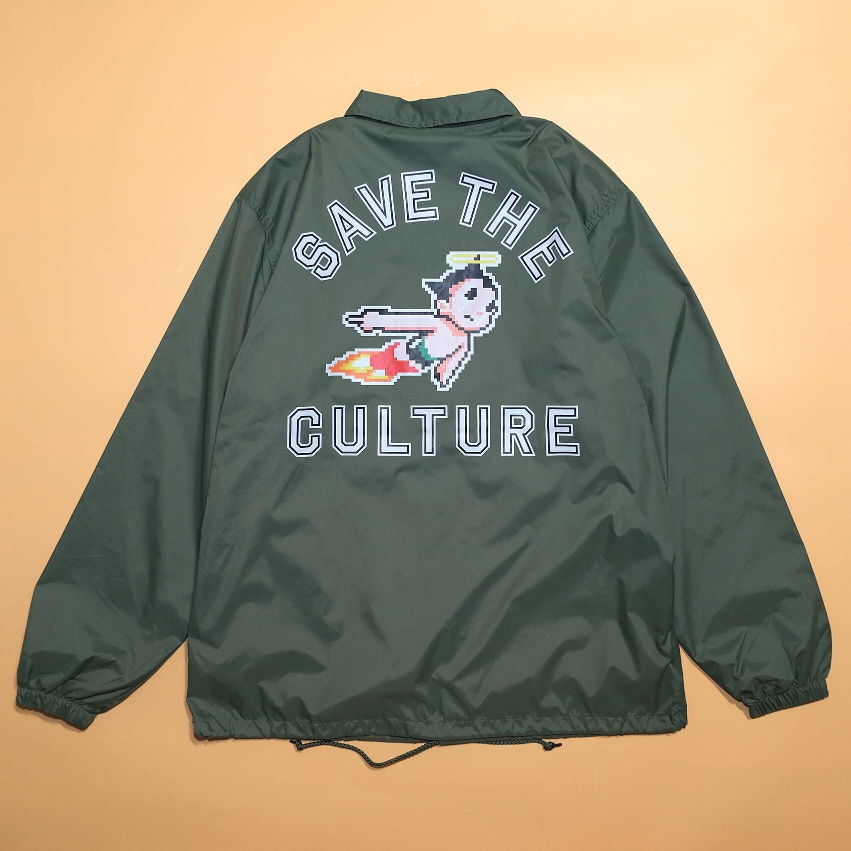 SAVE THE CULTURE (BOX) Coach JKT【ナイロンコーチジャケット