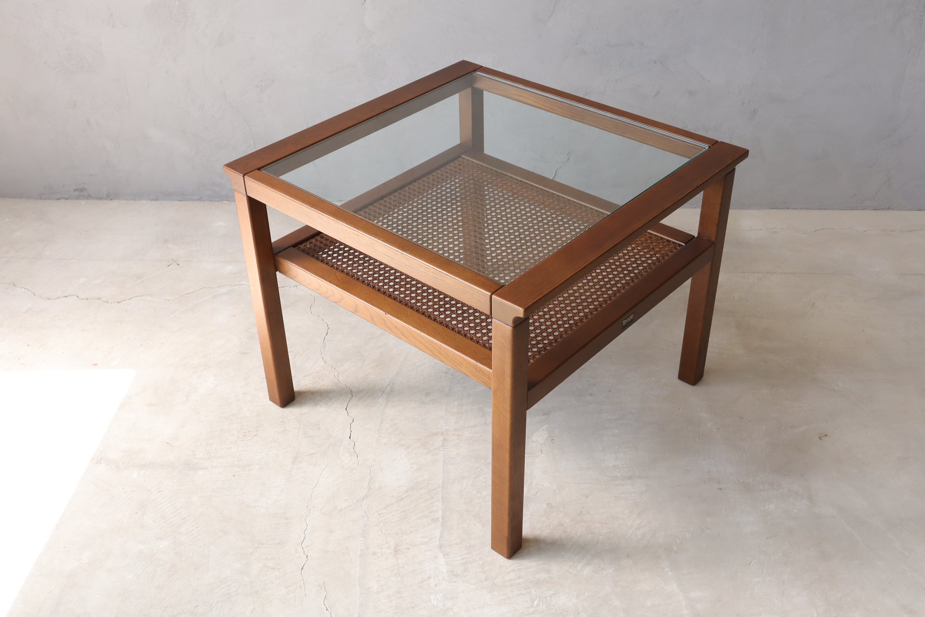 天童木工 TENDO サイドテーブル センターテーブル 机 美品 正方形