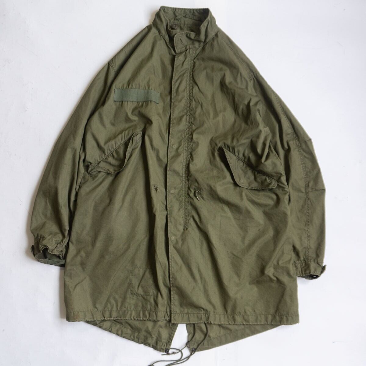 美品/80S】US ARMY【M-65 モッズコート】S シェル ライナー フィッシュ