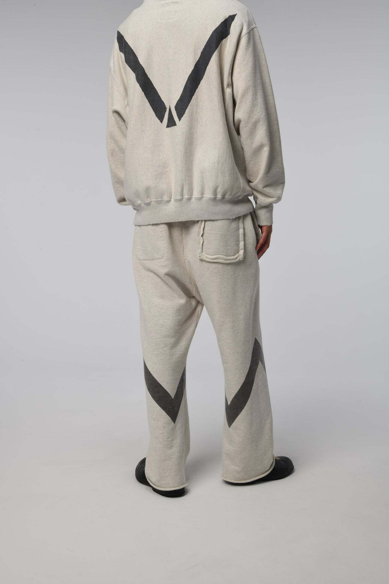 BOWWOW USAFA SWEAT PANTS M.GRAY AGEING | BASE LINE