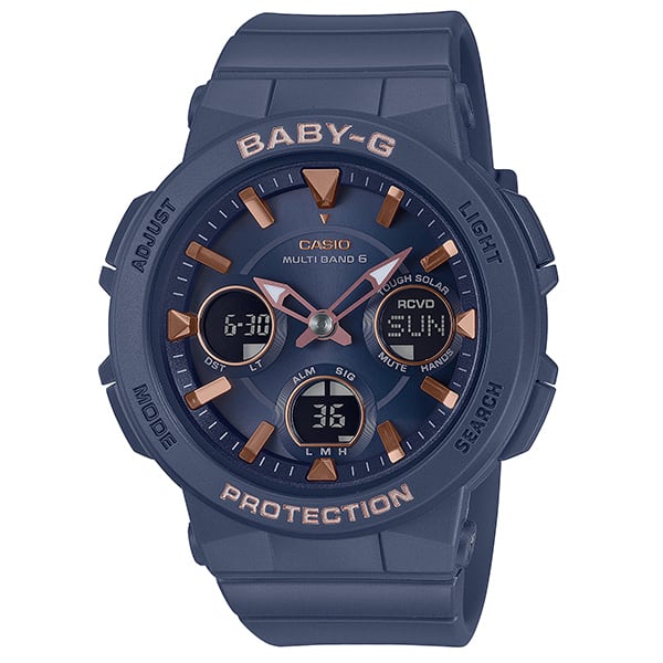 カシオ BABY-G BGA-2510-2AJF ネイビー ソーラー電波時計 マルチバンド