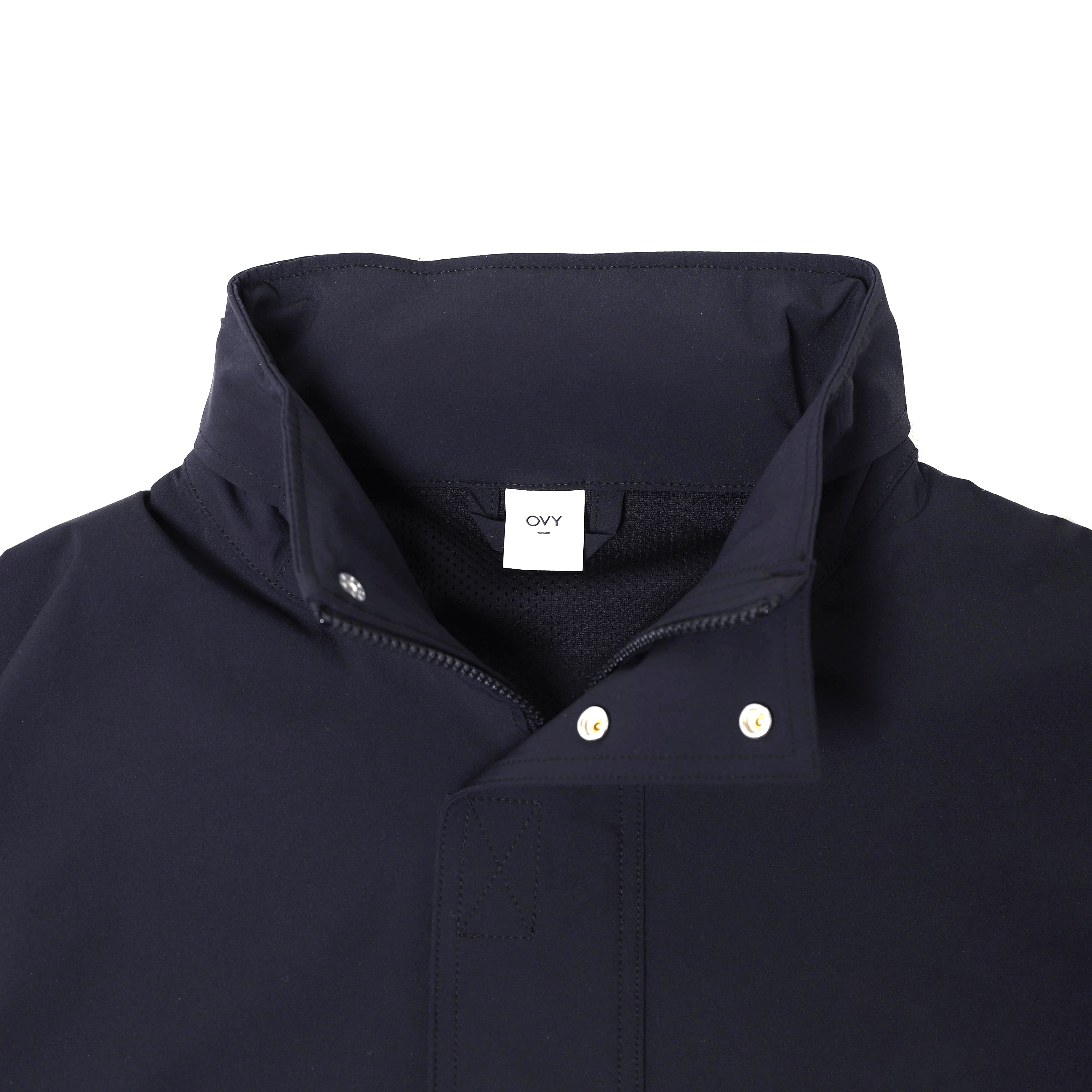Cordura Nylon Stretch Anorak Hoodie (navy) | OVY