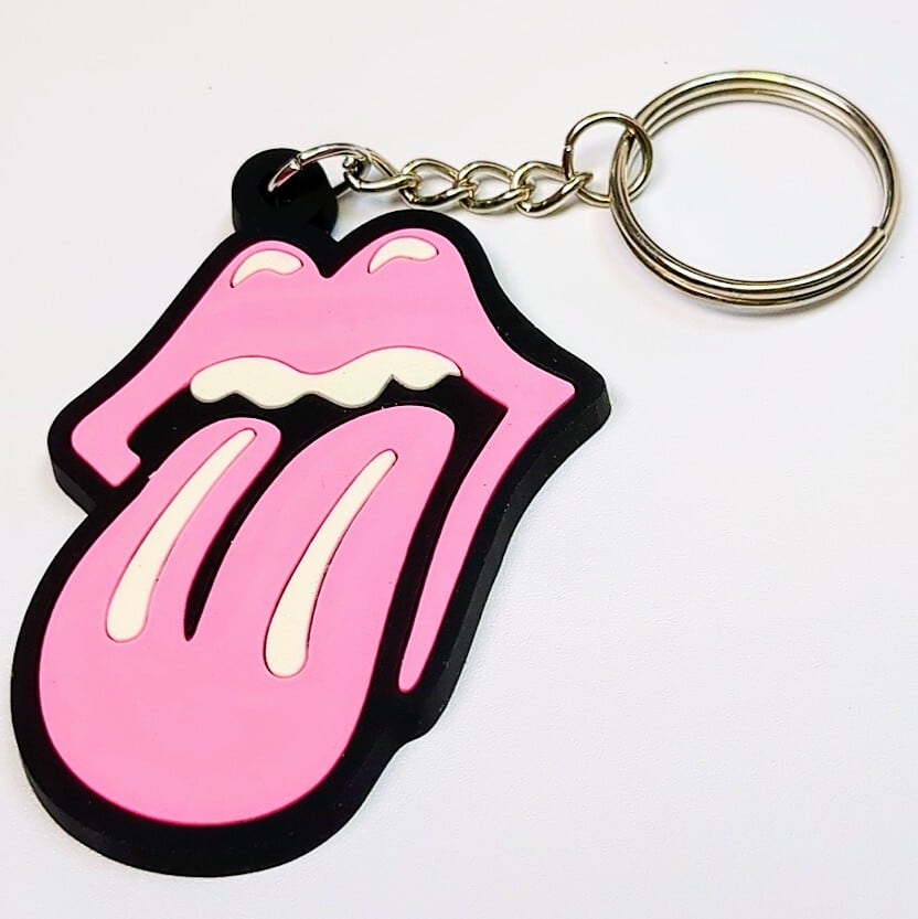 送料無料！ ☆ラバーキーホルダー☆ 【The Rolling Stones（ローリング