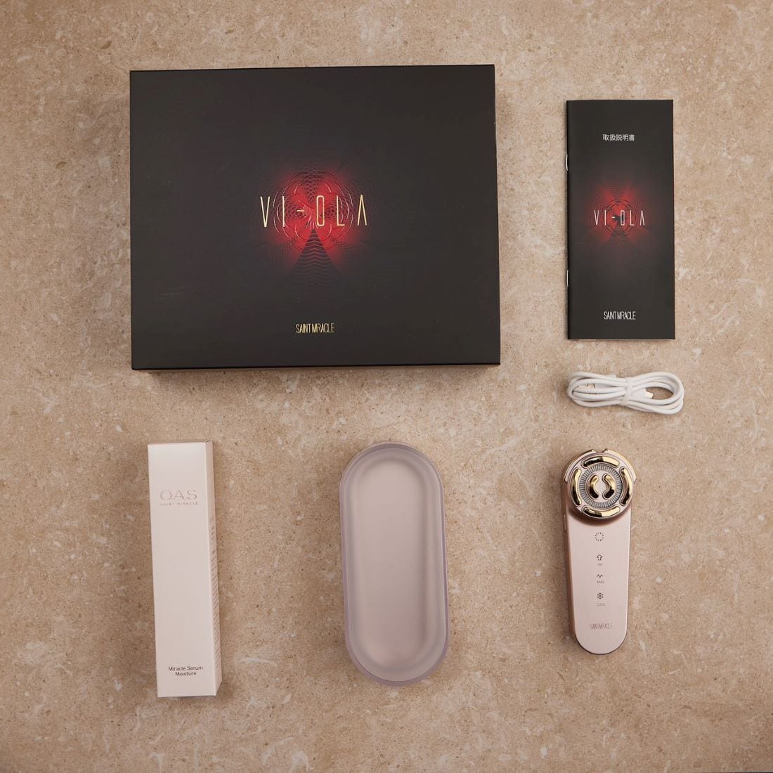 SAINT MIRACLE VI-OLA ヴィオーラ 美顔器 フェイスライン 引き締め