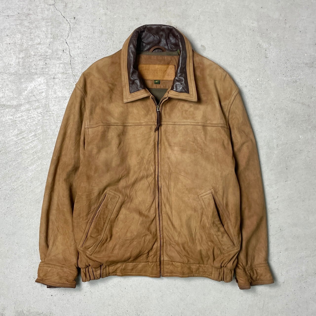 90年代 Timberland ティンバーランド ヌバックレザーブルゾン スポーツ