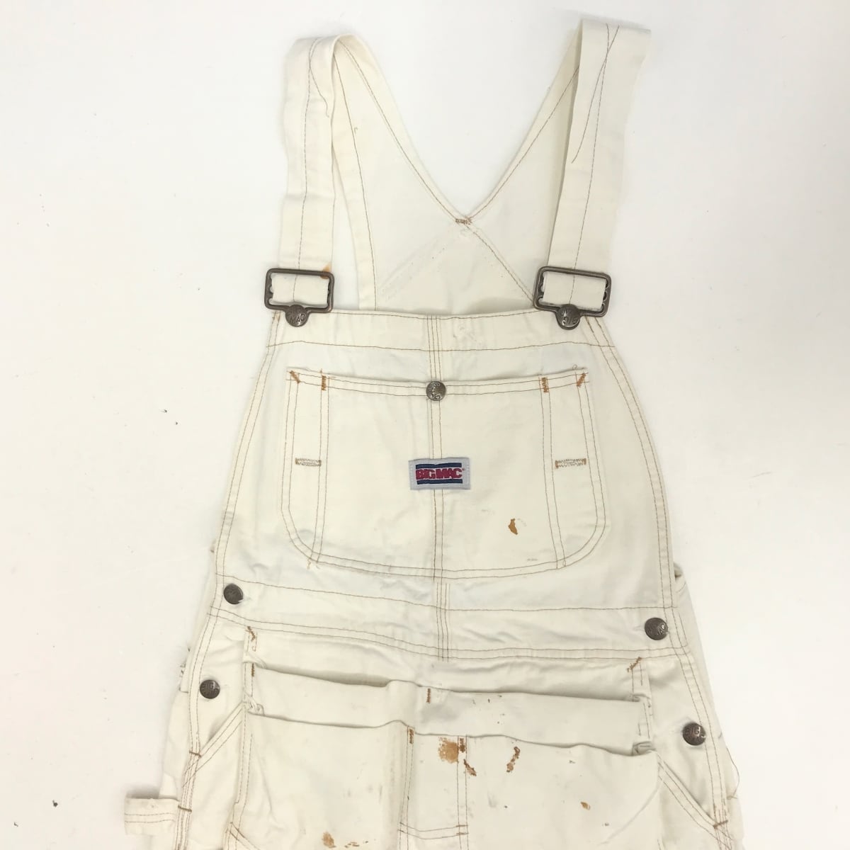 BIG MAC ビッグマック 80年代 USA製 ホワイトダック オーバーオール