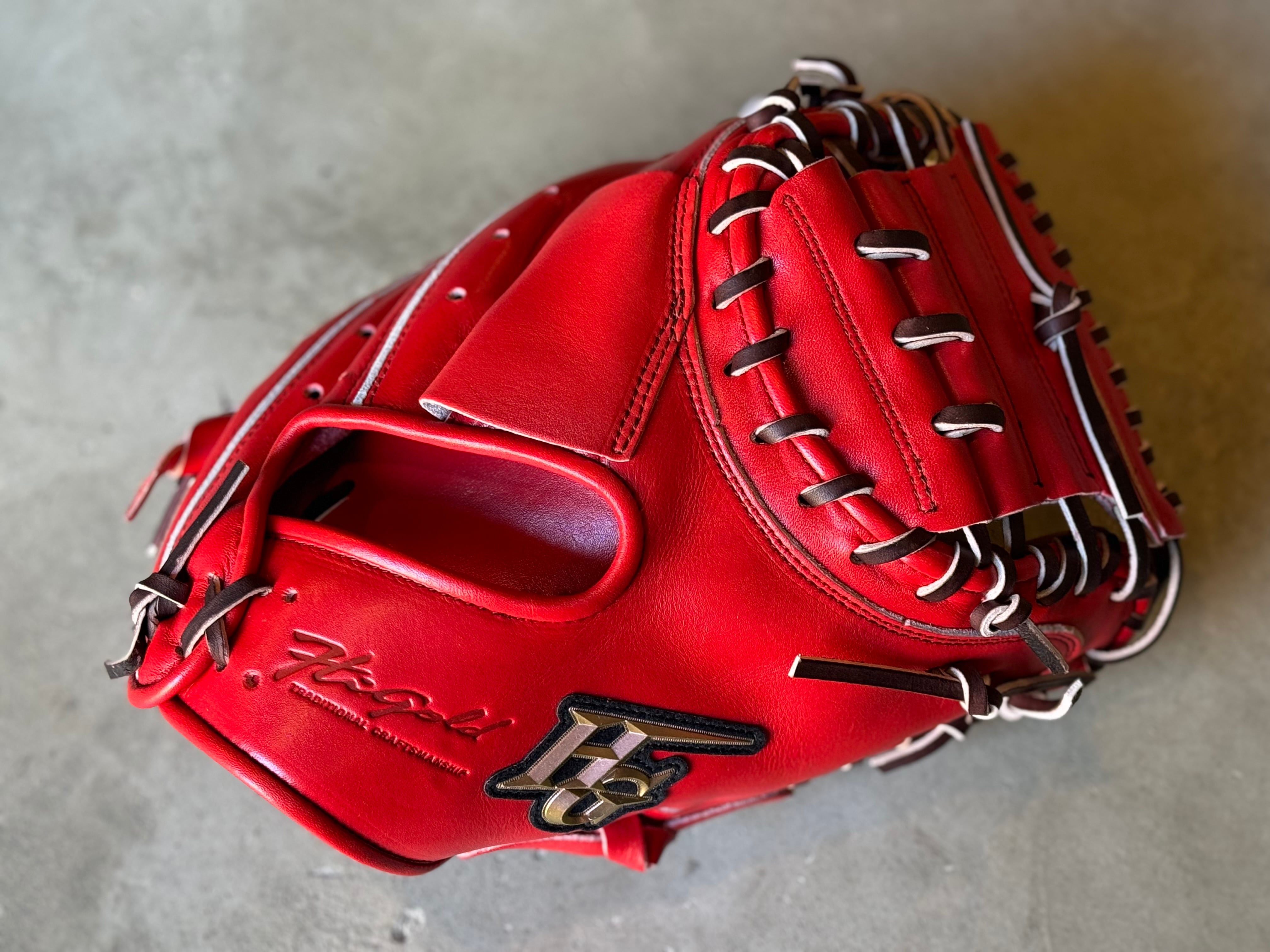 己極シリーズ2025モデル【Hi-GOLD】軟式用キャッチャーミット SR