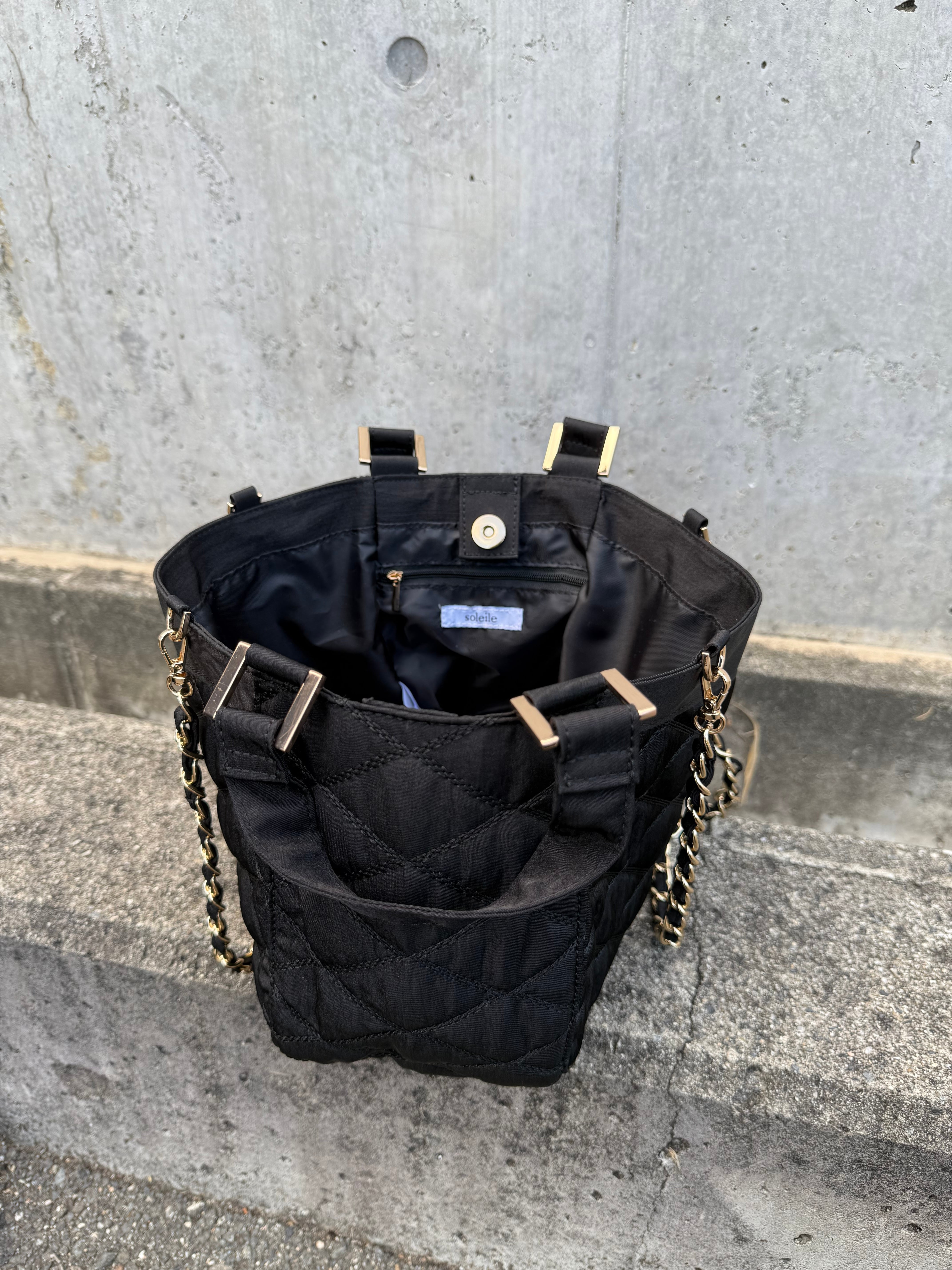 ダブルチェーンバッグ | soleile