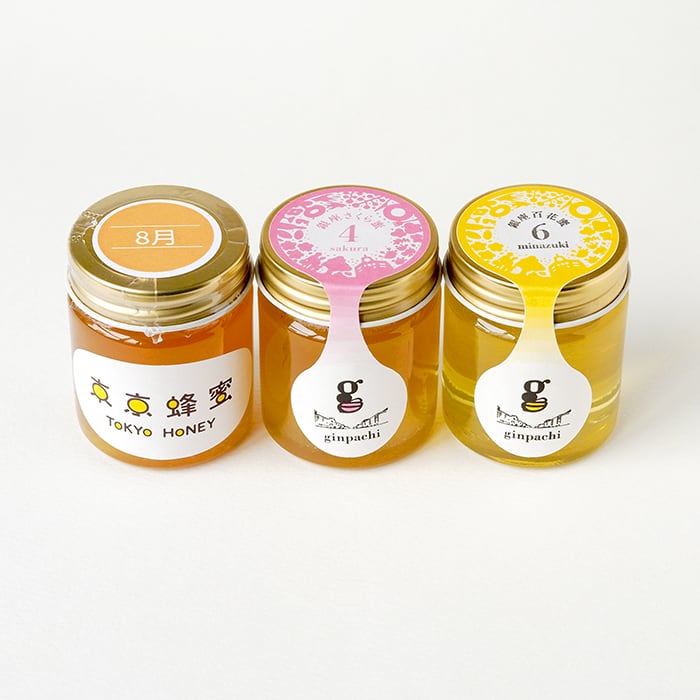 ginpachiはちみつ50g 3個BOX | 銀座ミツバチプロジェクト オンラインストア