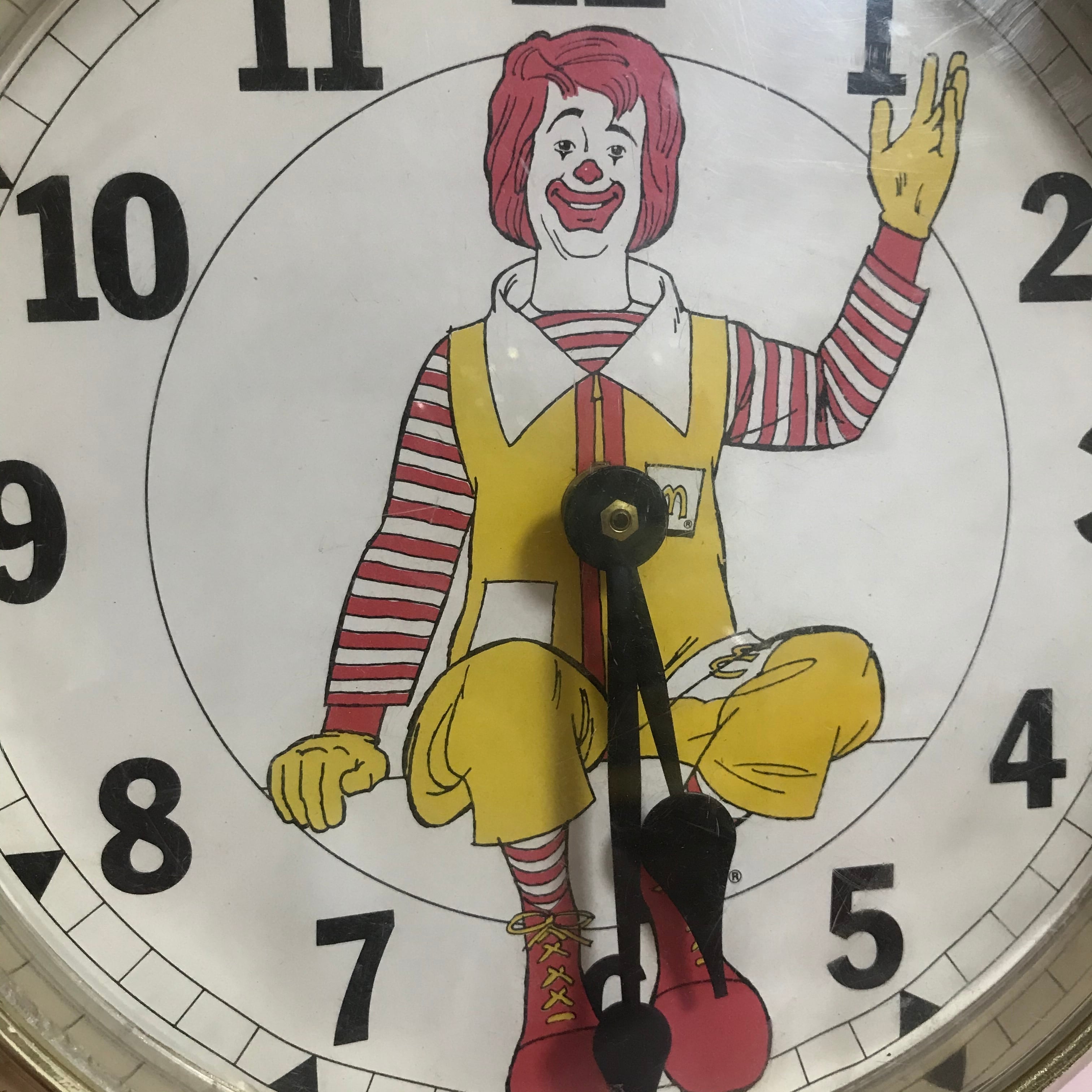 スーパーレア！1970's グリマスウオールクロックマクドナルド