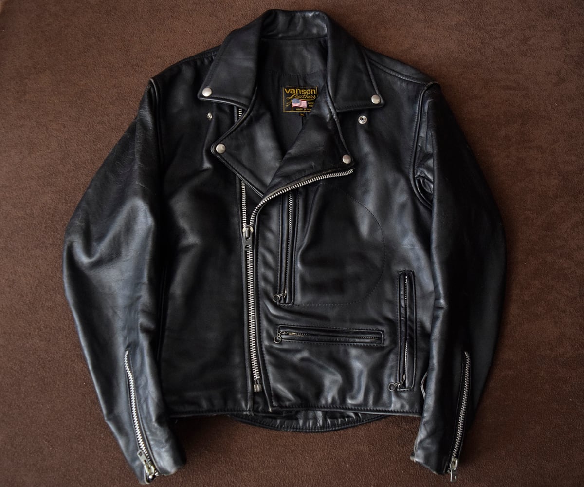 90s VANSON DOMINATOR 36 | SECOND TIME GLORY | ヴィンテージレザー