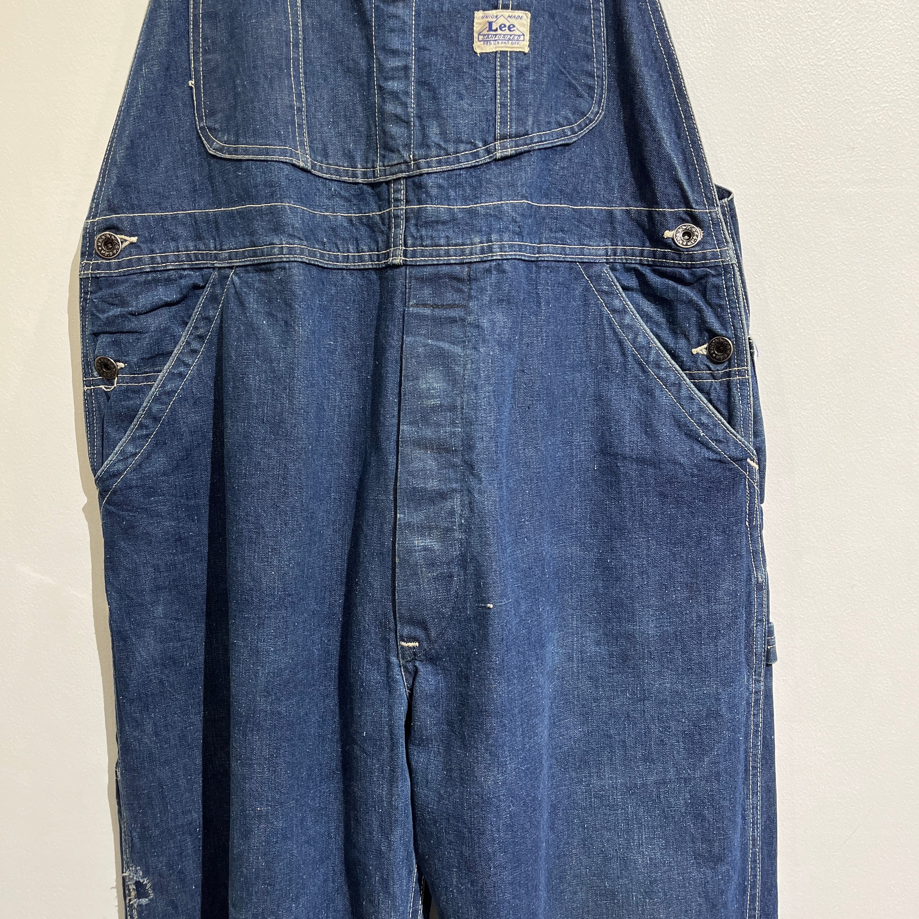 40s WWⅡ Lee 91-SB Denim Overall 40年代 大戦 リー オーバーオール