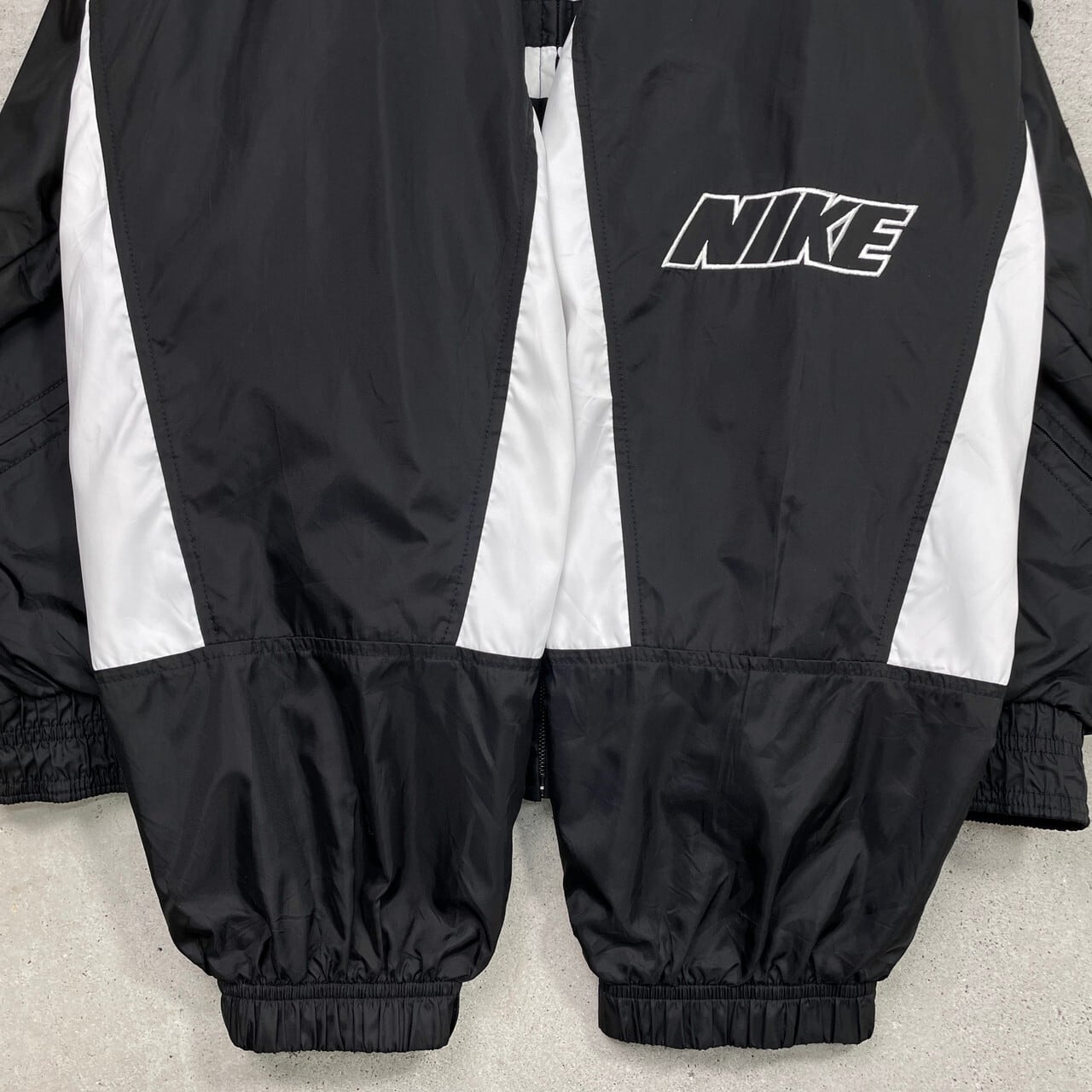 90年代 NIKE ナイキ ロゴ刺繍 ナイロンジャケット トラックジャケット
