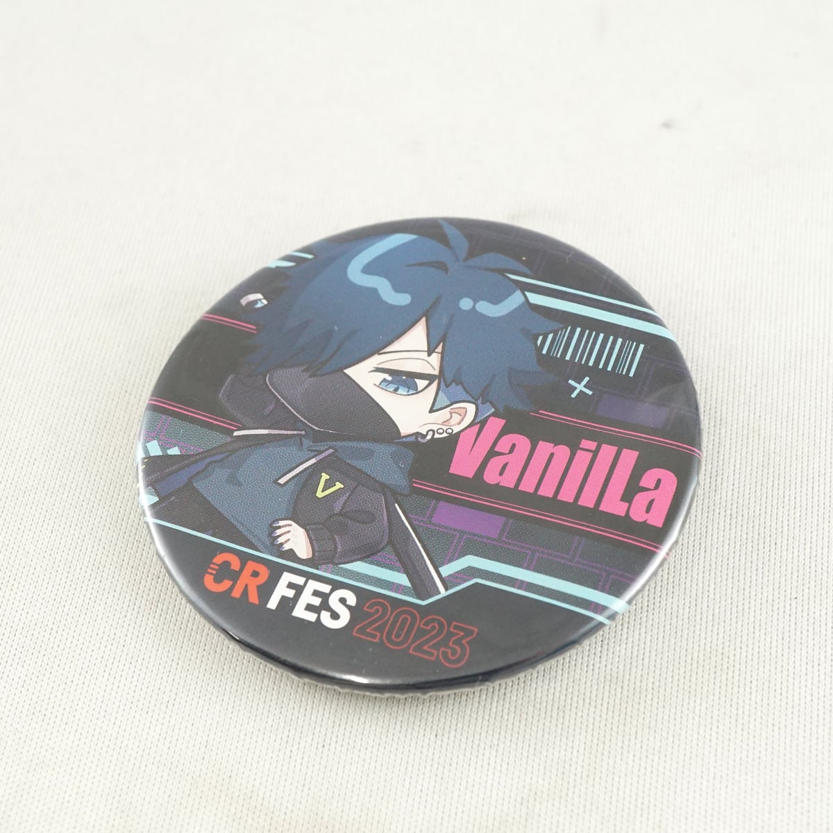 CrazyRaccoon VanilLa アクリルキーホルダー＆缶バッジ USED品 CR