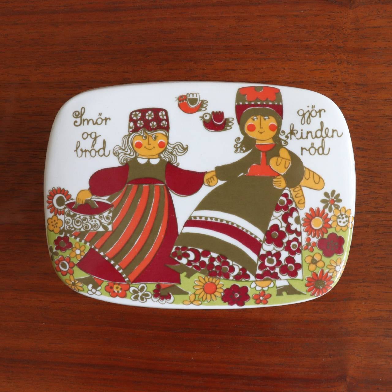 c6705】バターケース / Folklore [Figgjo / Norway］ | 北欧