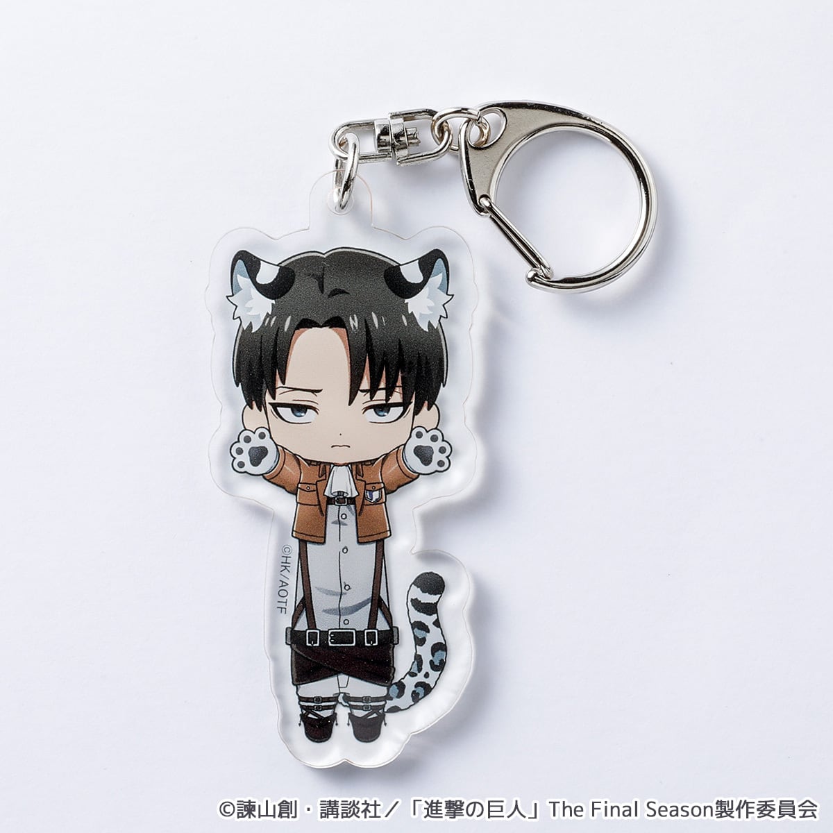 進撃の巨人】のび猫アクリルキーホルダー（リヴァイ） | キャラfab