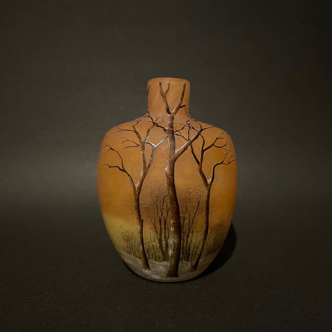 ✨SALE✨硝子製蜥蜴トレー(オブジェ) アンティークドーム・ナンシー