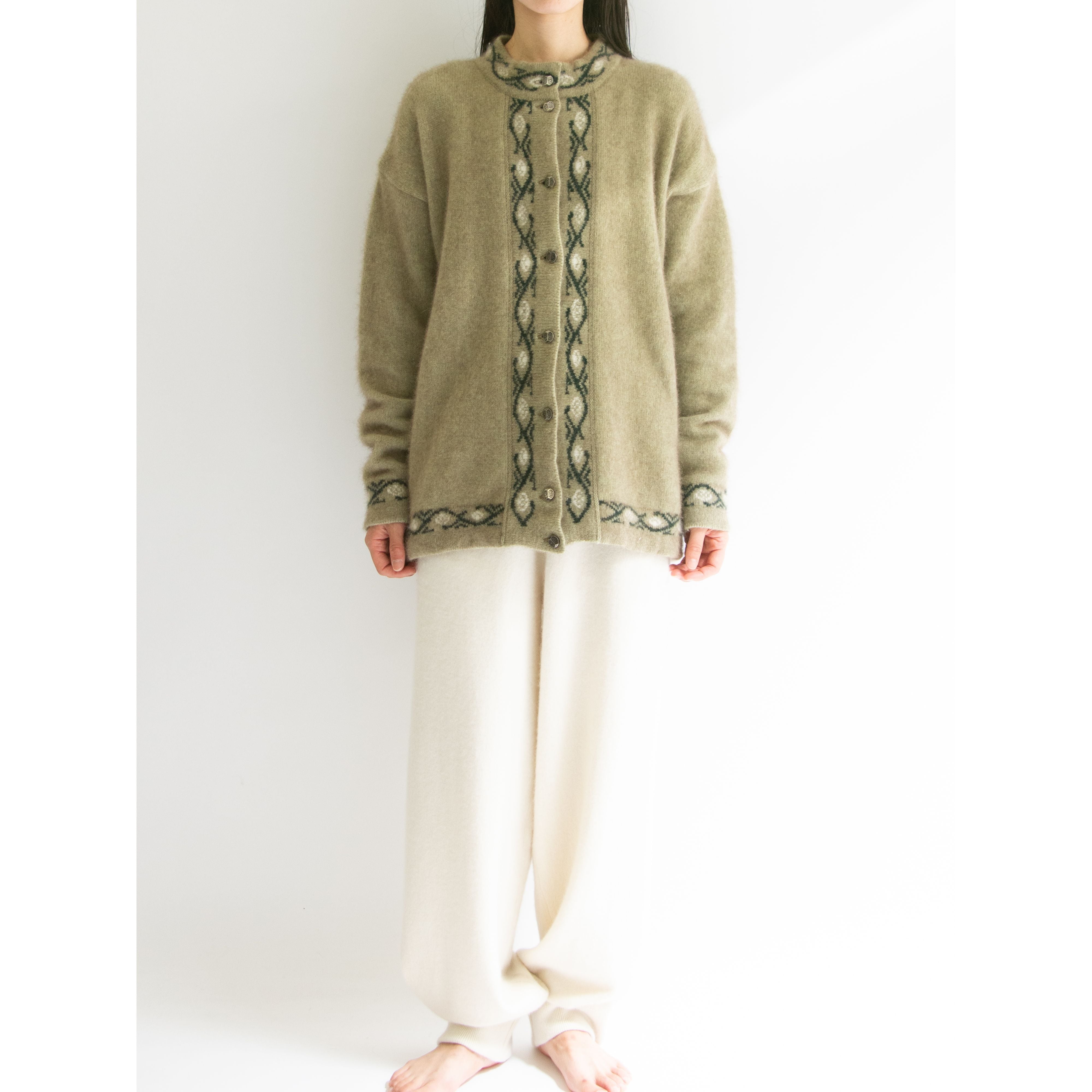 MERINO MINK】Made in New Zealand Wool-Possum-Polyamide Knit