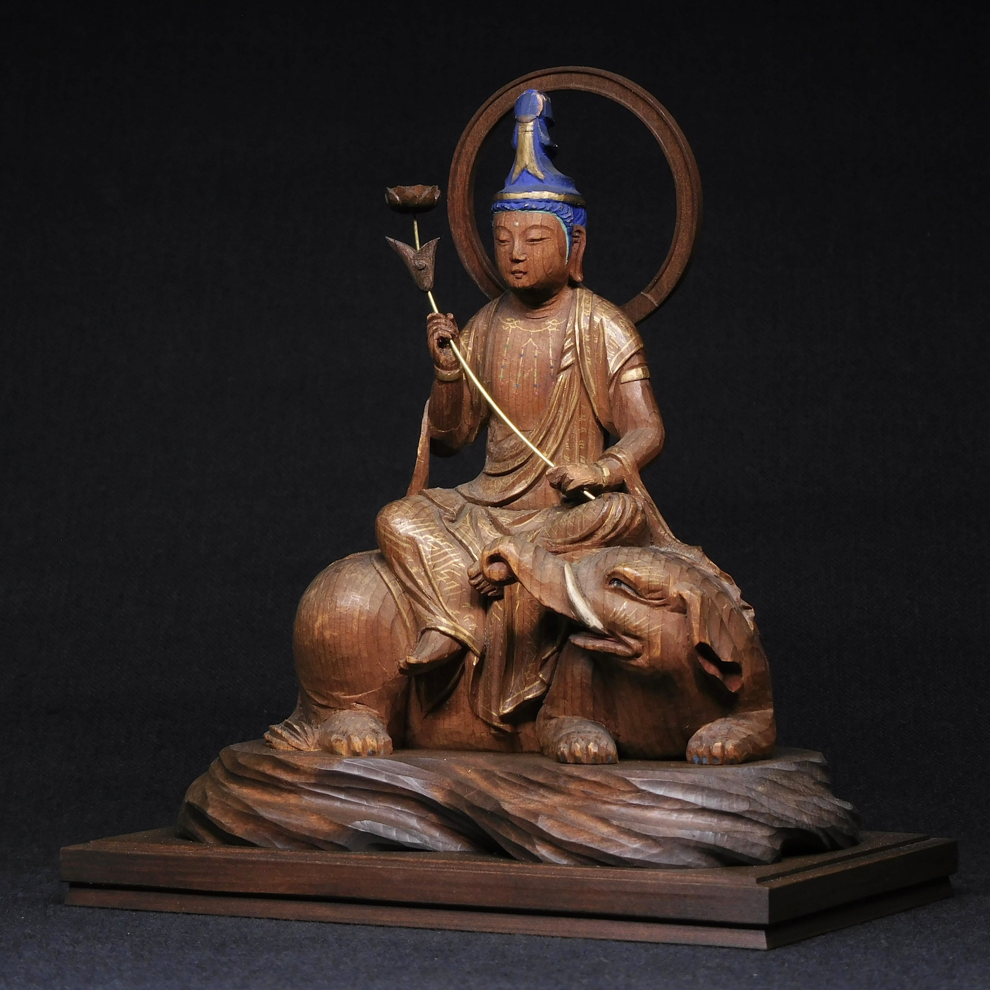 古仏(特選)普賢菩薩』 木彫 仏像 古美術 骨董 | 神鳥仏像彫刻工房